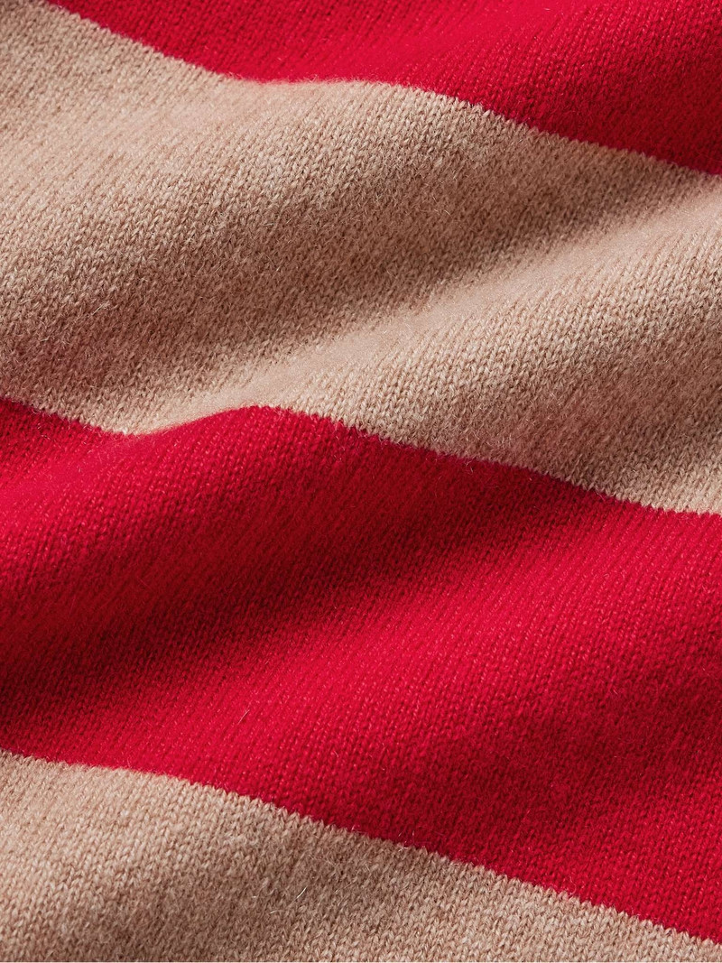 Rugby Striped Cashmere Polo Shirt 4
