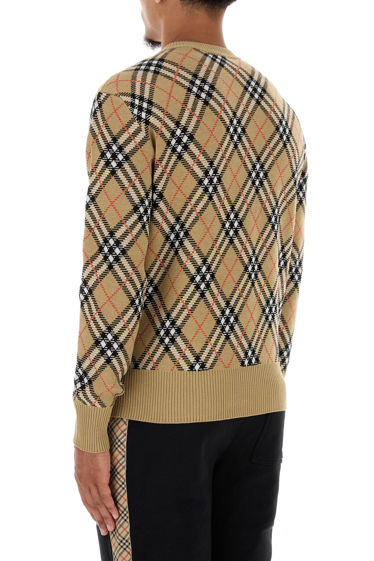 Embroidered wool blend sweater - 4