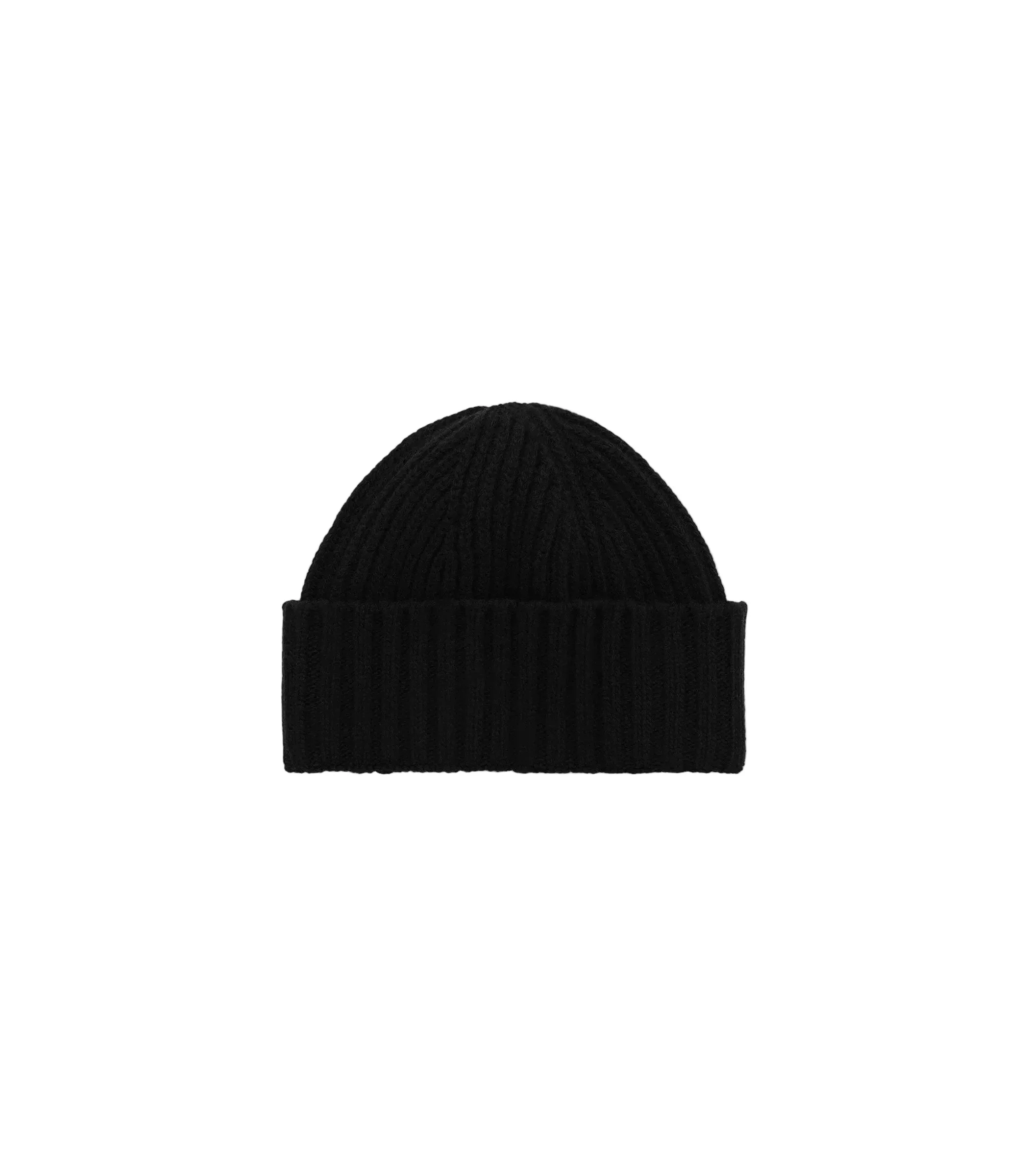 Cabin Lambswool Knit Cap Black - 1