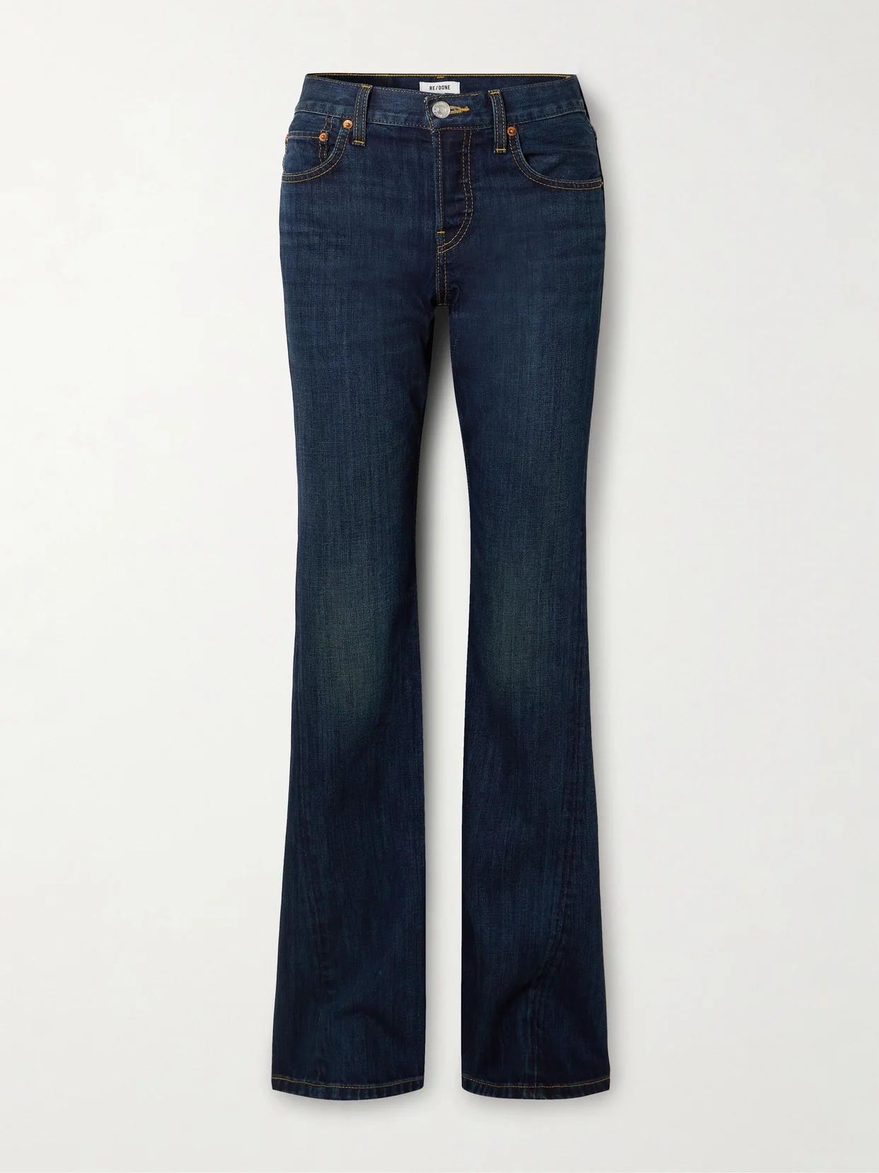 Twisted Mid-rise Bootcut Jeans - 1