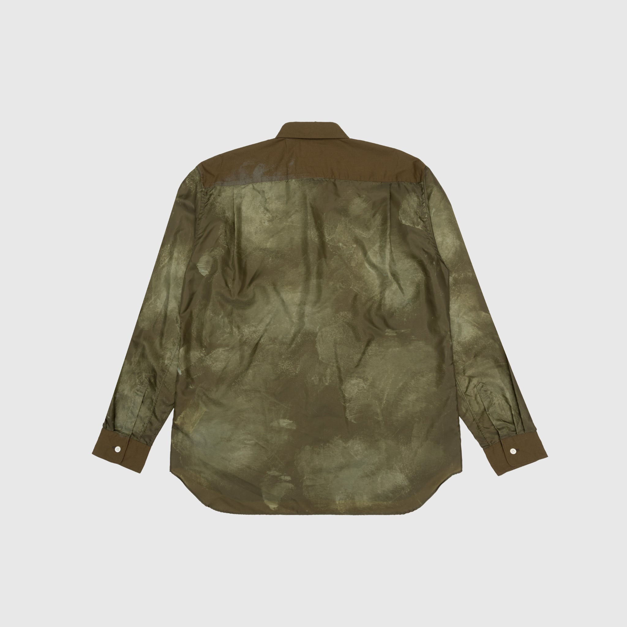 POLYESTER TAFFETA x COTTON BROAD GARMENT SHIRT - 7