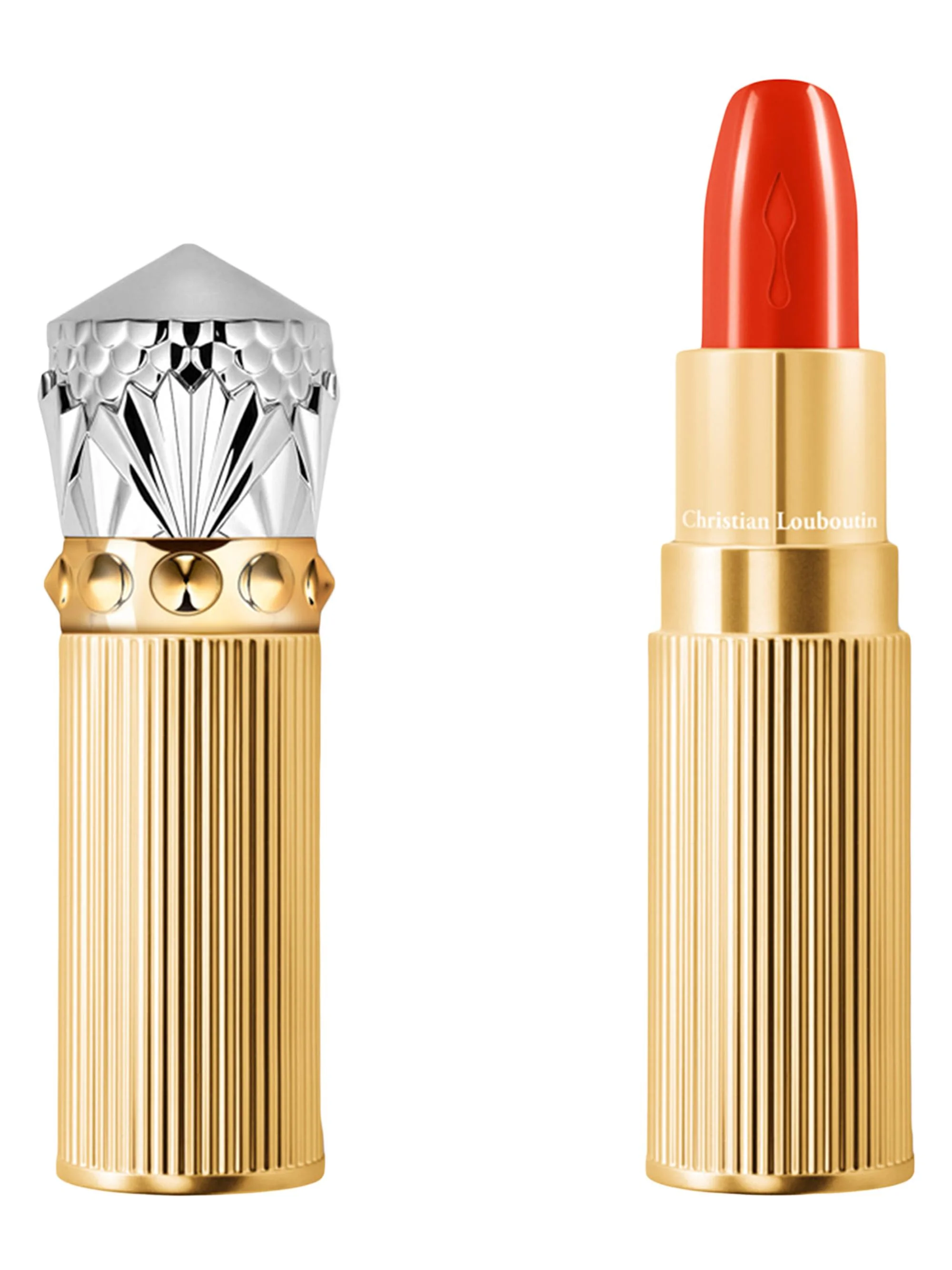 Women's Rouge Louboutin Silky Satin On The Go Lipstick - My Orange 555 - 1