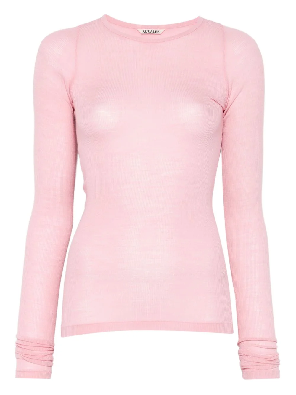 ribbed long-sleeve top - 1