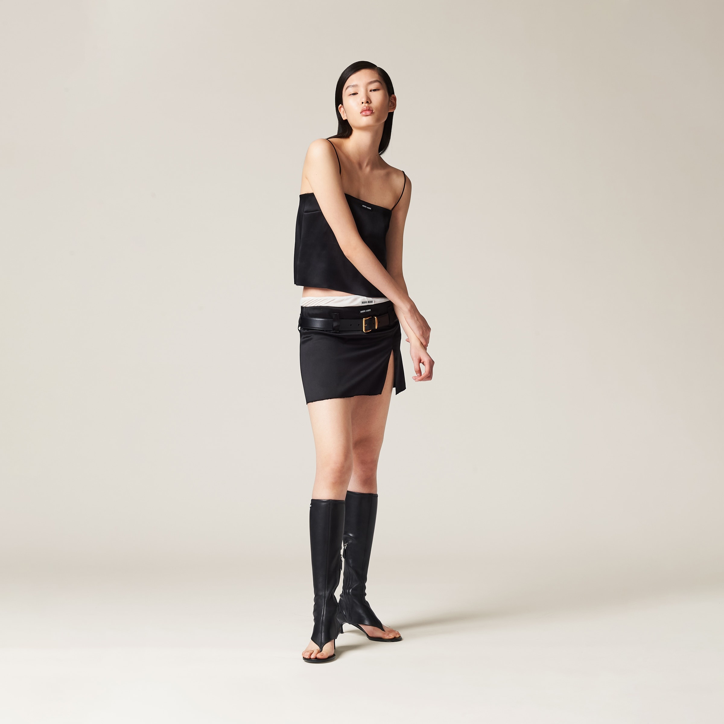 miumiu サテンリボントップス　38 Miu Miu Satin top | REVERSIBLE
