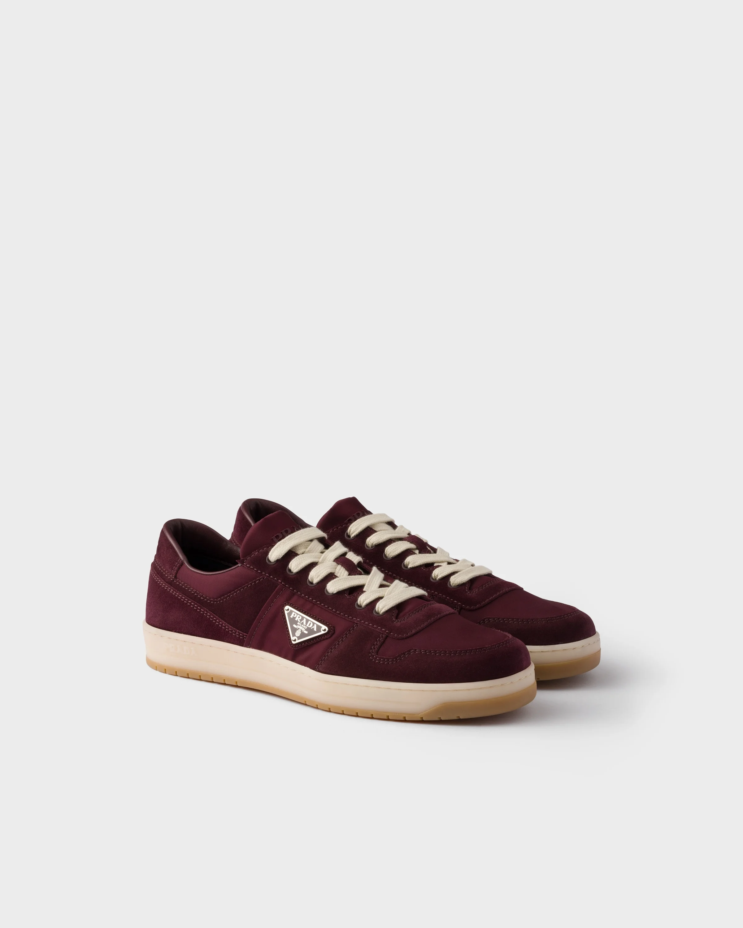 Downtown Re-Nylon and suede sneakers - 1