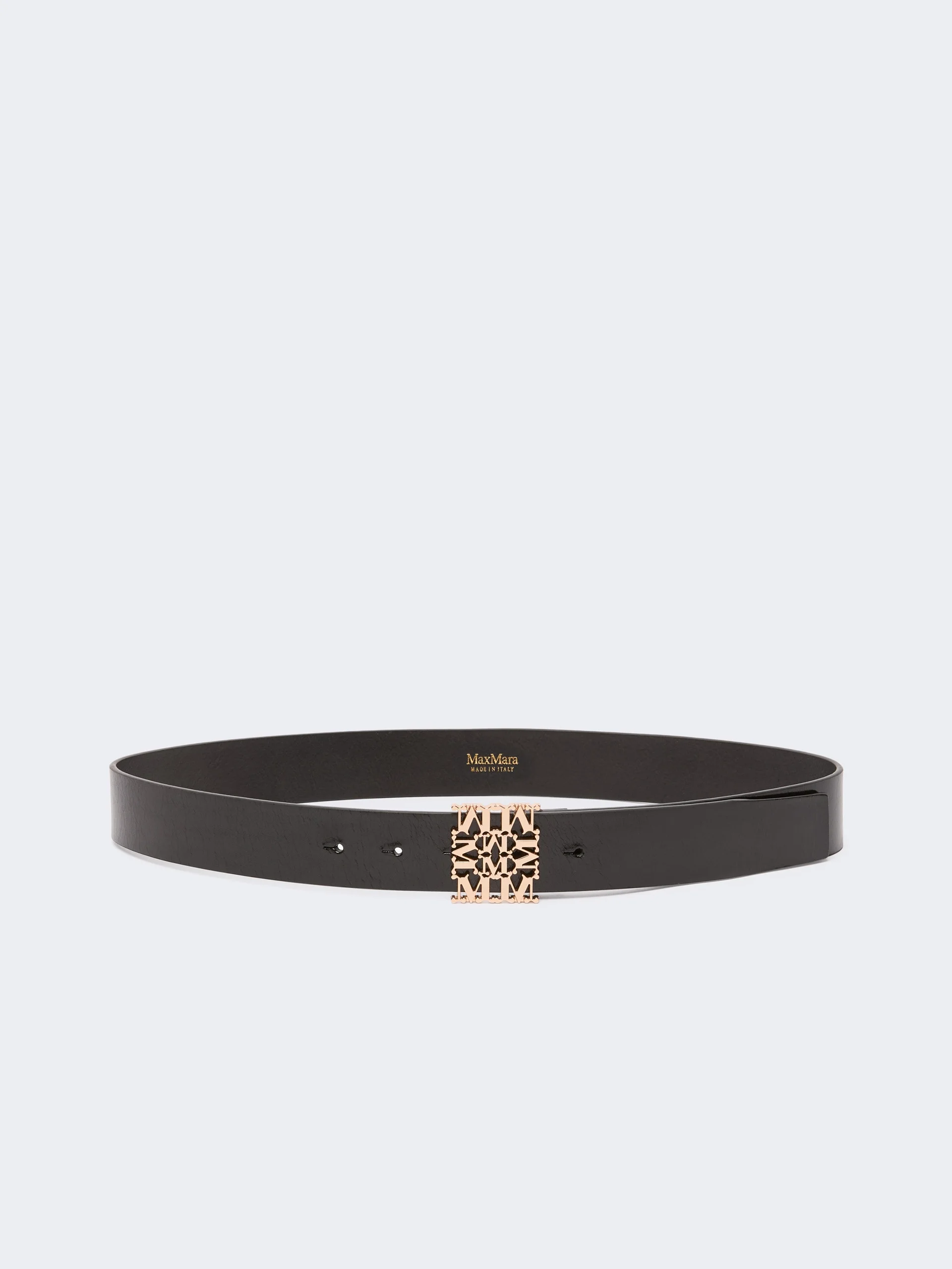 SUMERO Leather belt - BLACK - 1