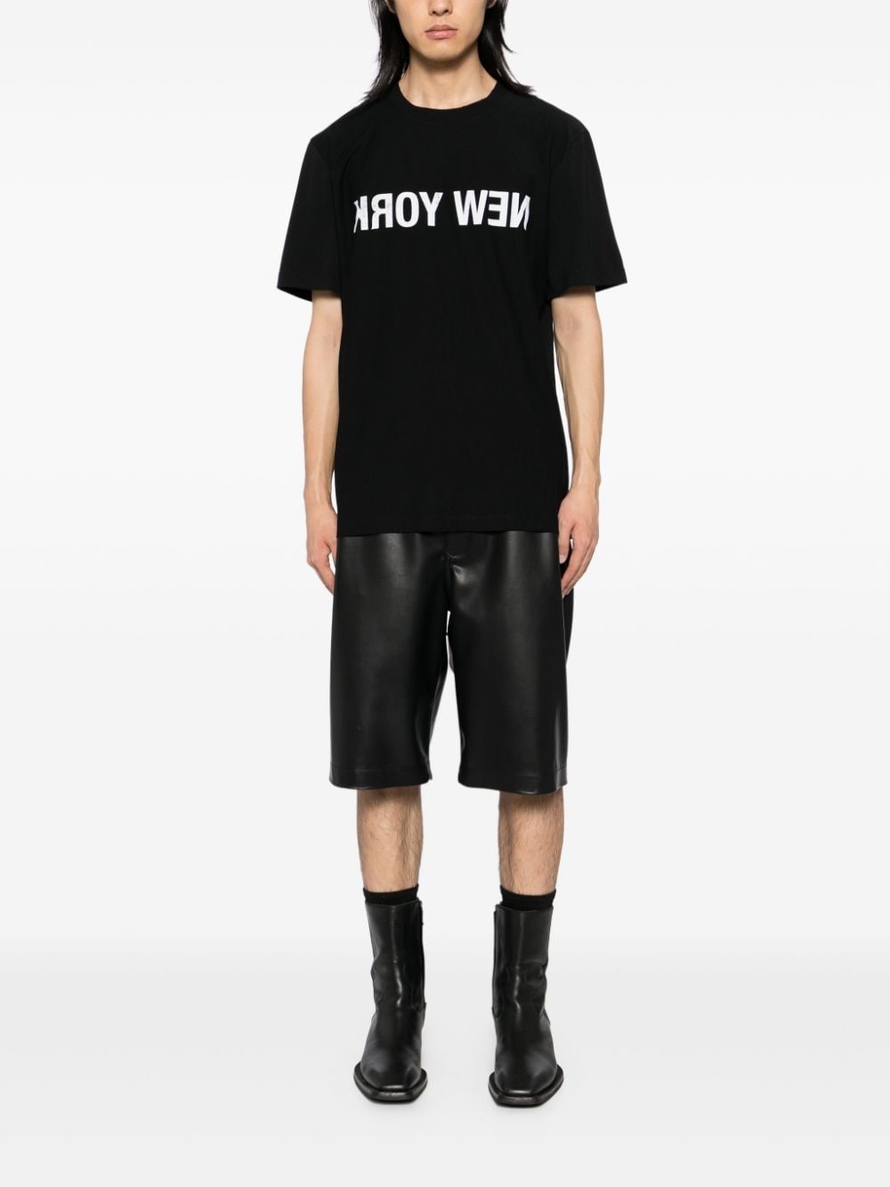 buckle detailing T-shirt - 2