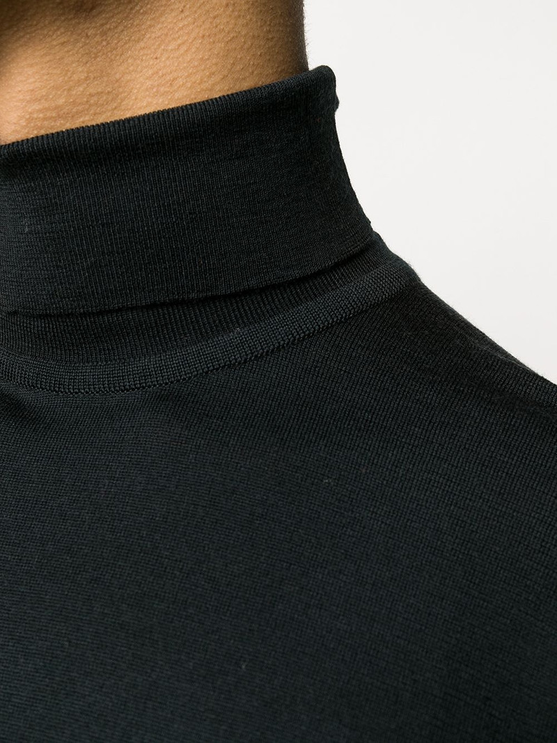 wool roll neck jumper 5