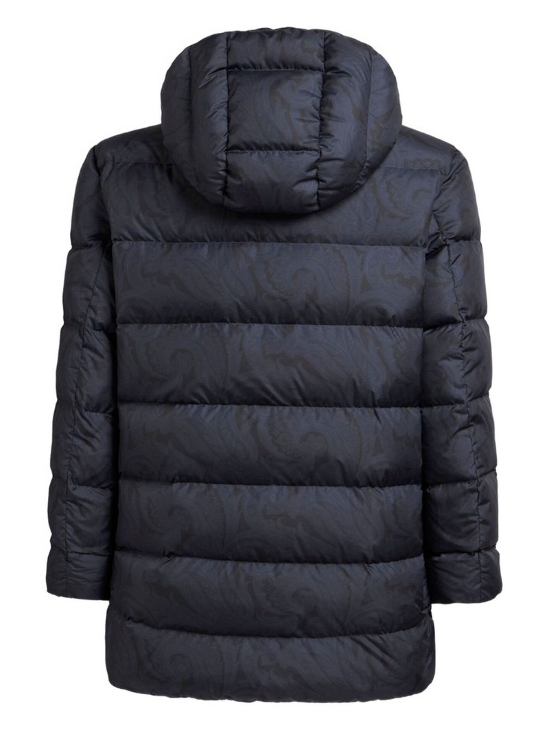 Etro quilted hooded puffer jacket outlook