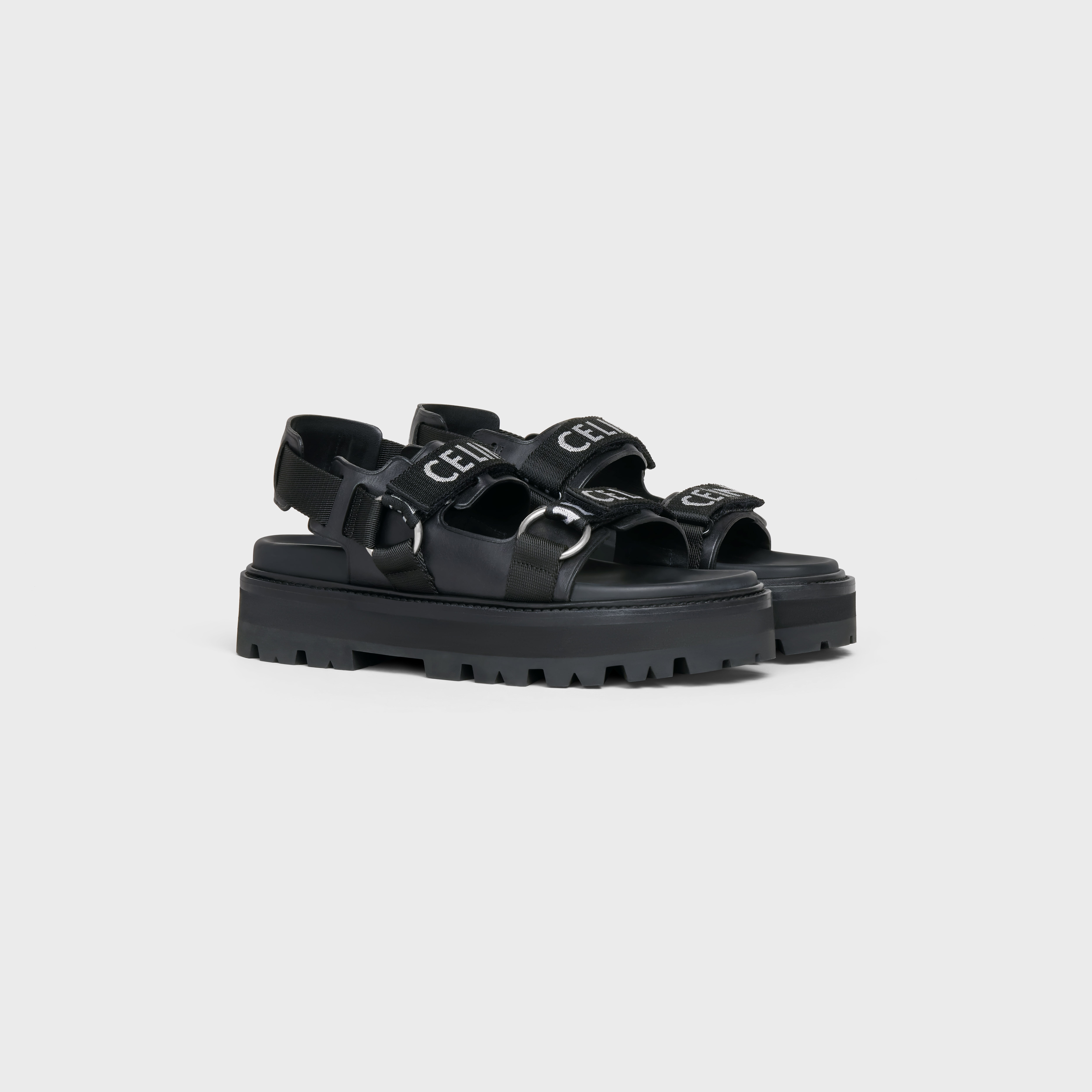 CELINE BULKY OUTDOOR SANDAL in CALFSKIN - 2