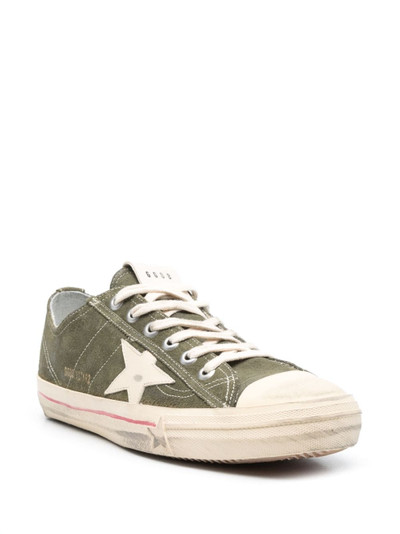 Golden Goose star-patch lace-up sneakers outlook
