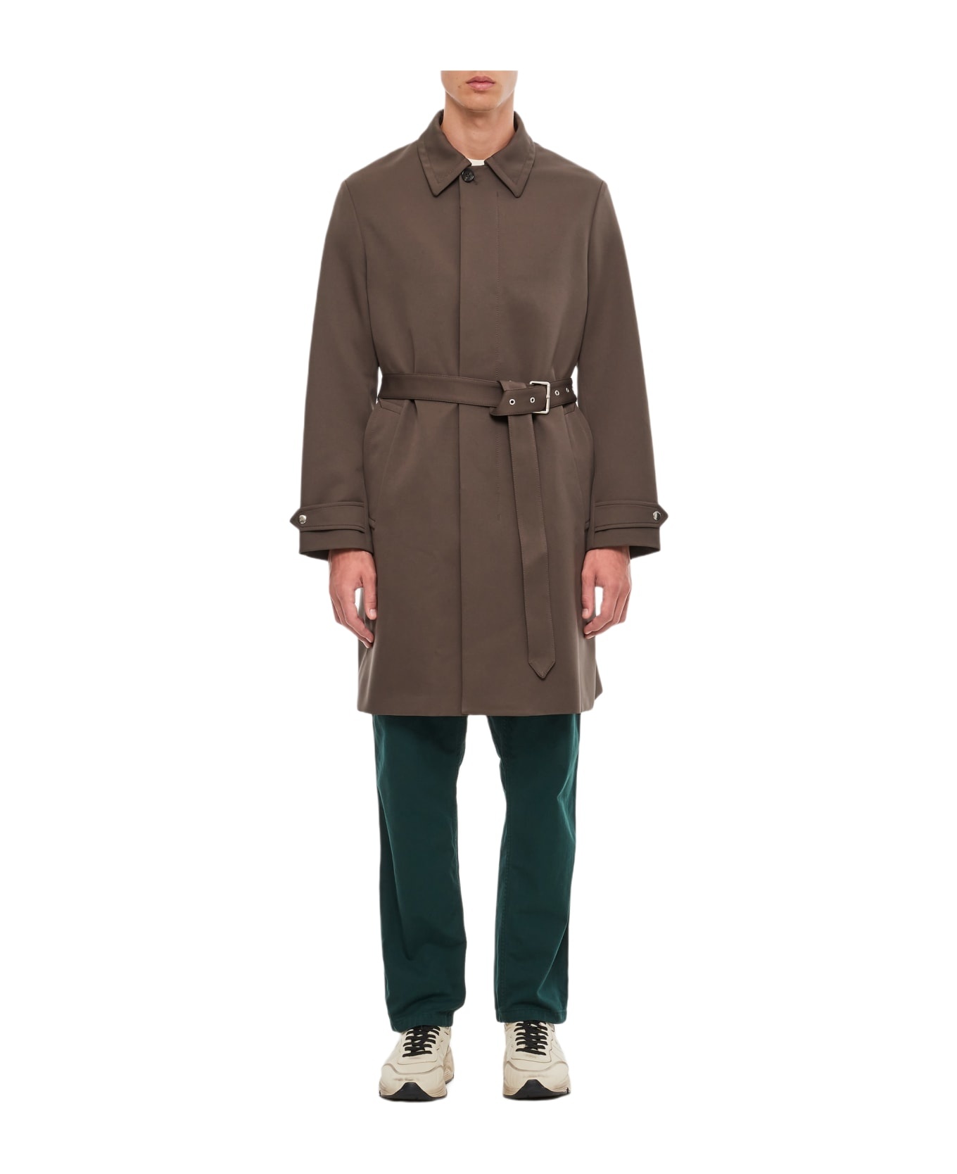Raincoat In Technical Tailoring - 1