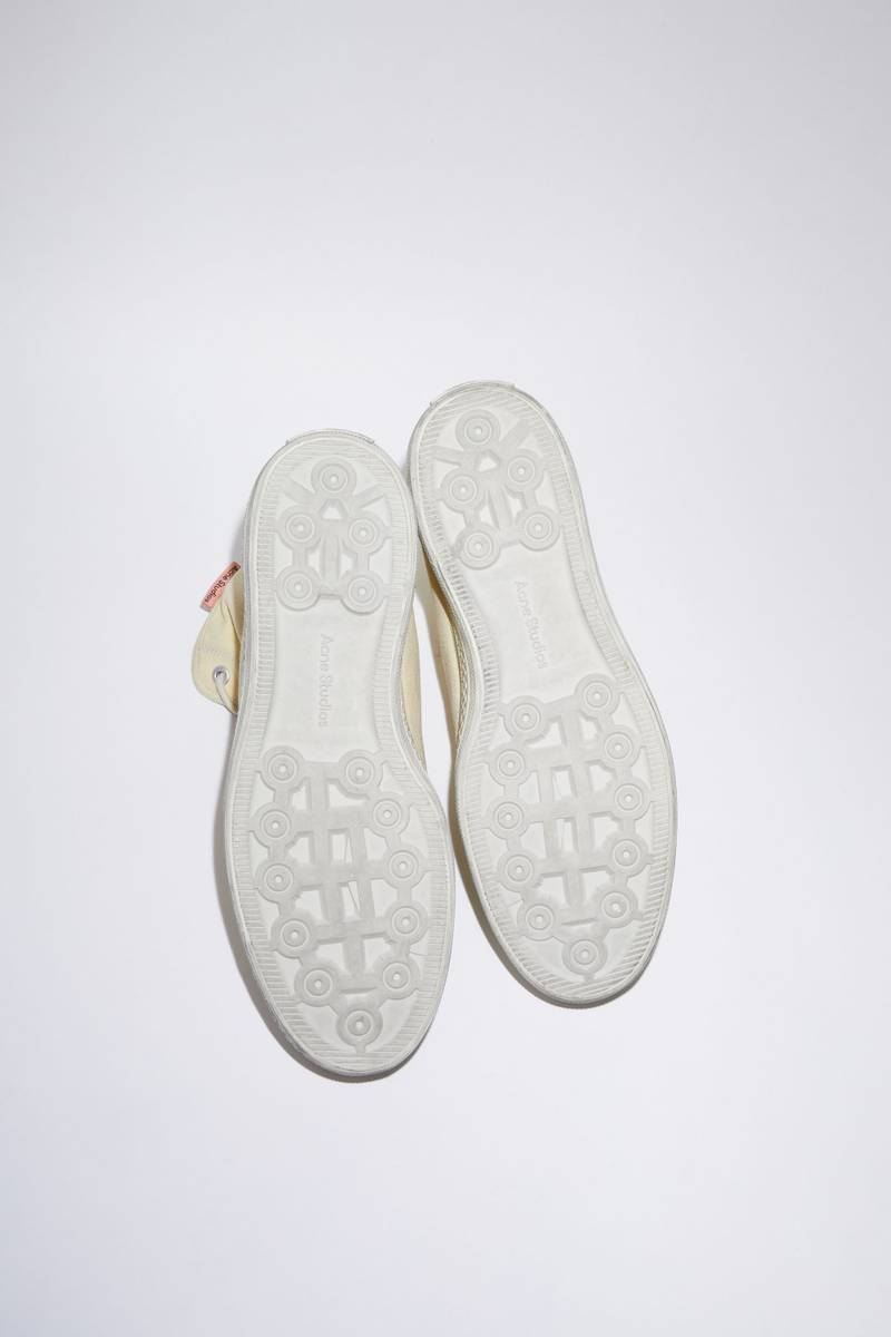 High top sneakers - Pale yellow/off white 3