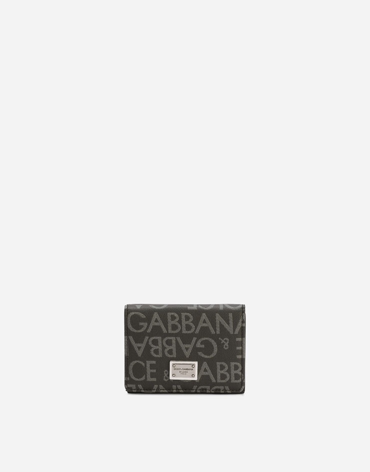 Dolce & Gabbana Coated jacquard French flap wallet | REVERSIBLE