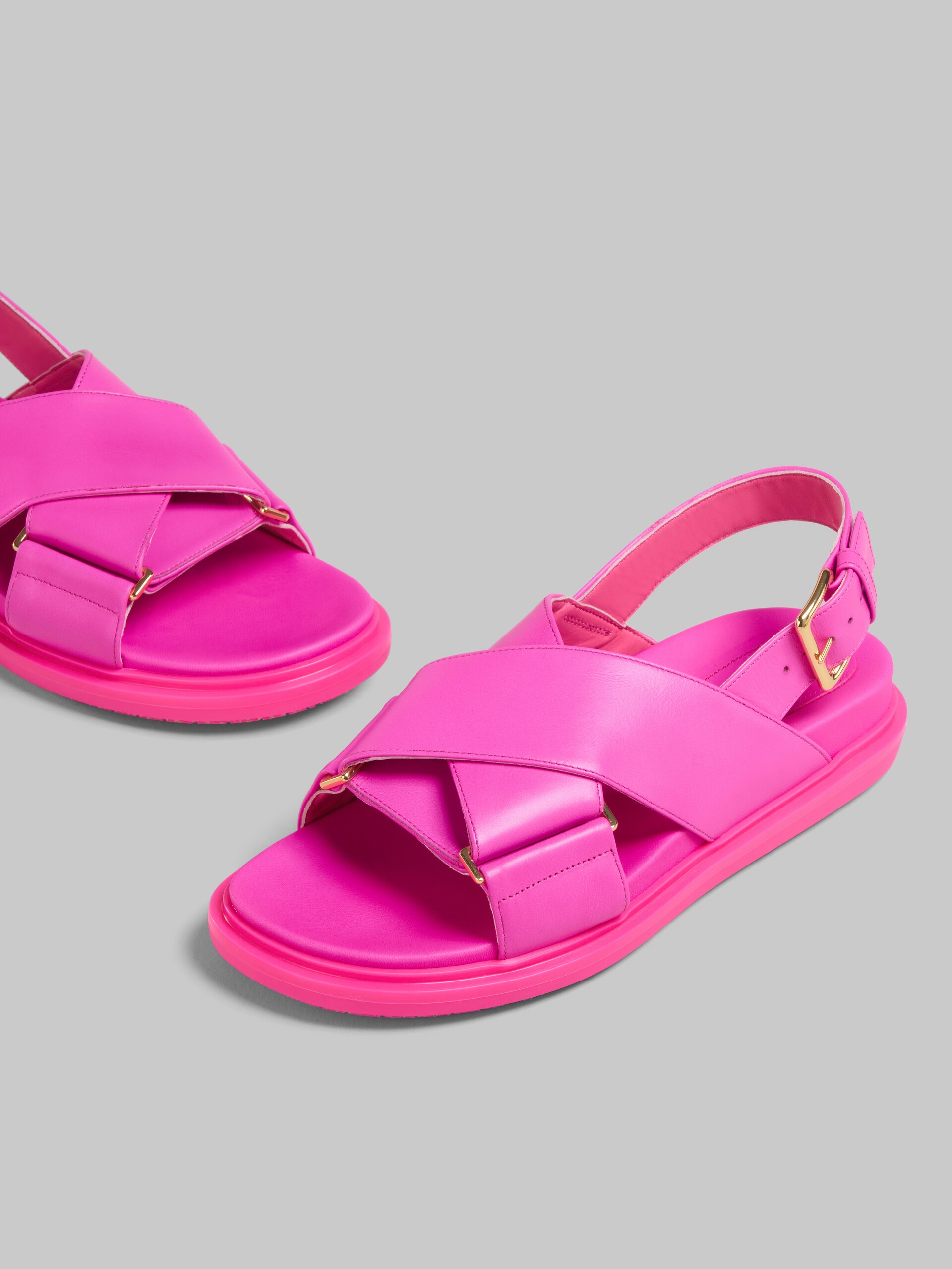 FUCHSIA LEATHER FUSSBETT - 5