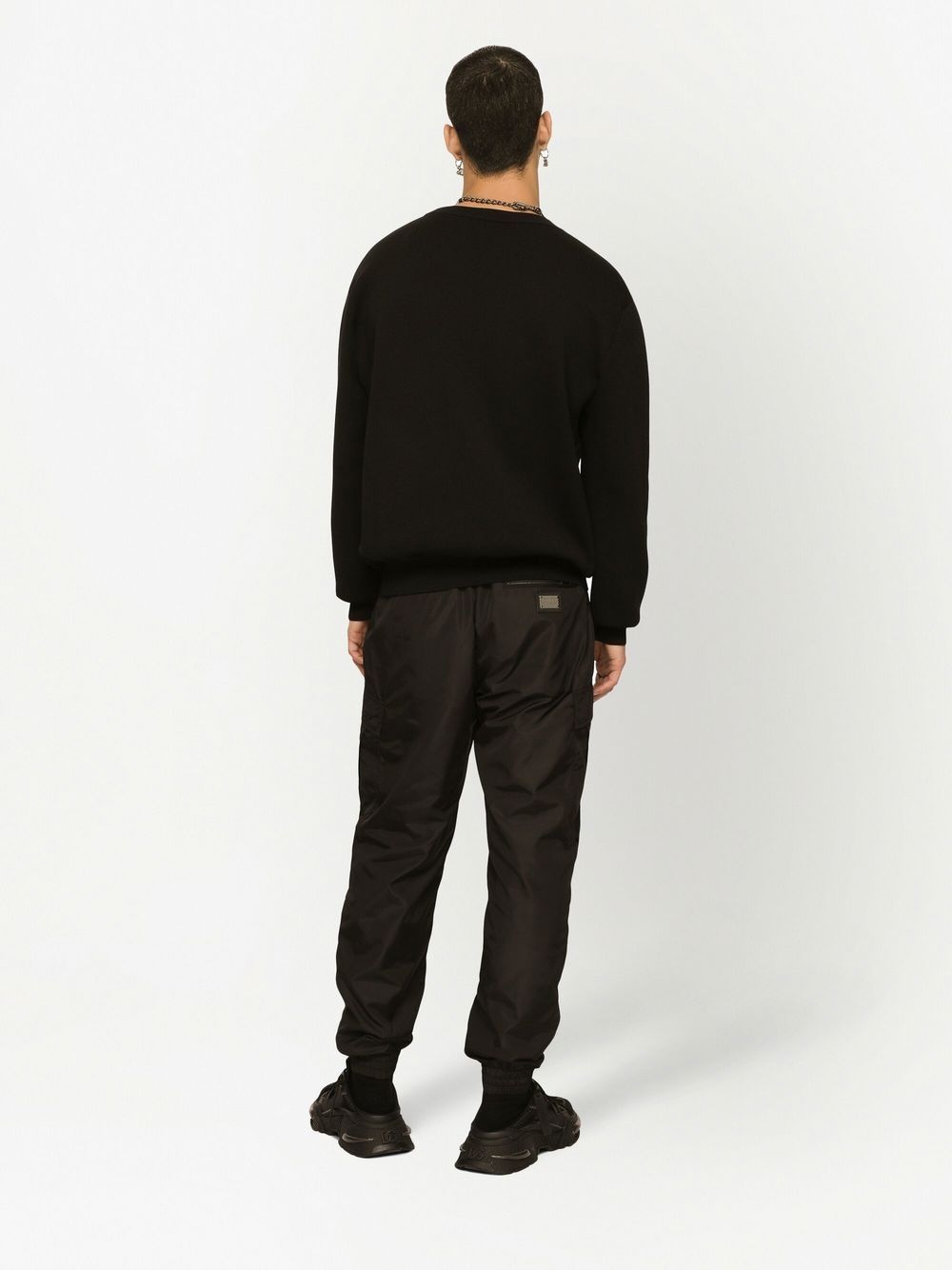 logo-embroidered jumper - 4