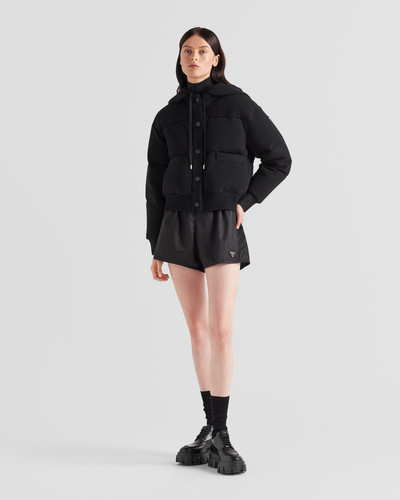 Prada Wool and cashmere down jacket outlook