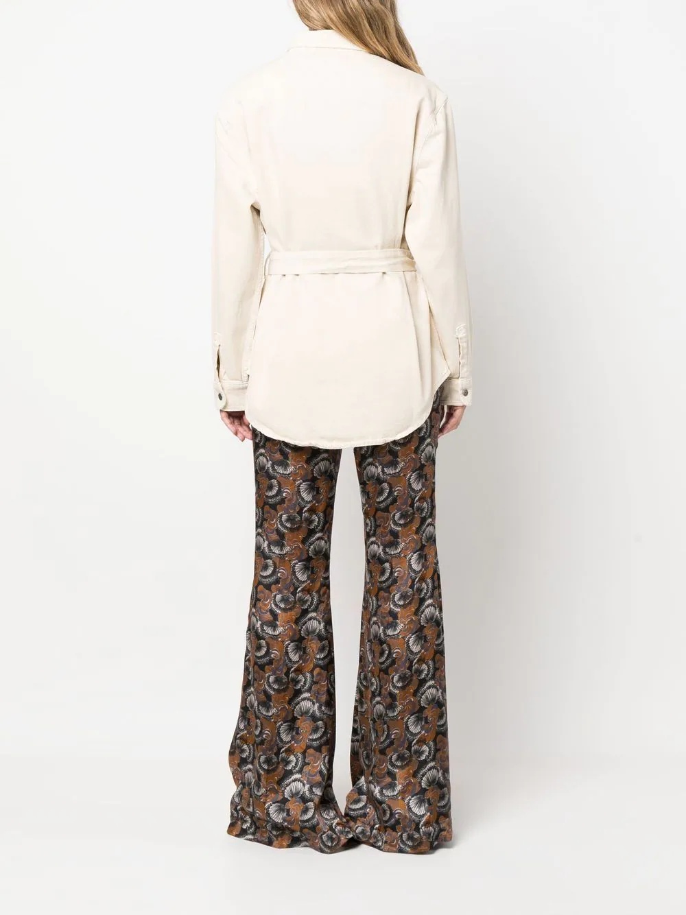 Voyager tied-waistband coat - 4