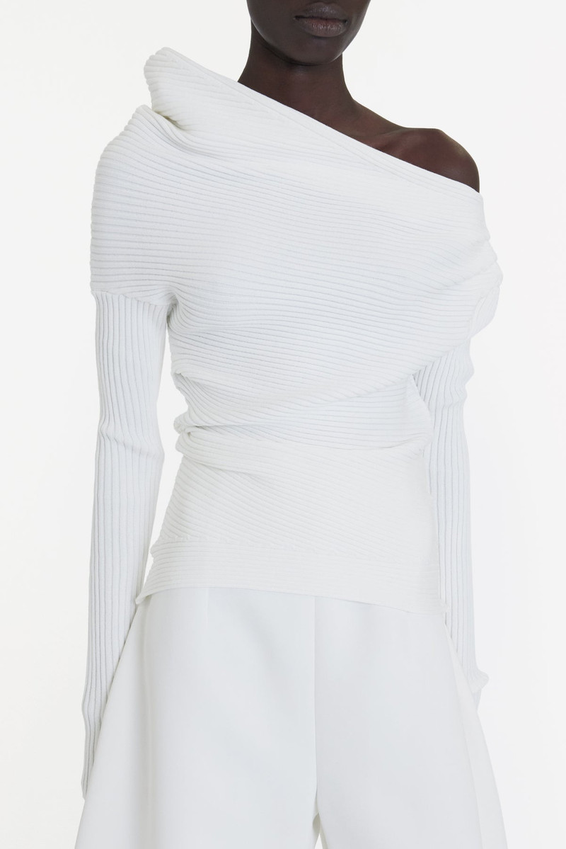 OFF SHOULDER SWEATER IVORY 7