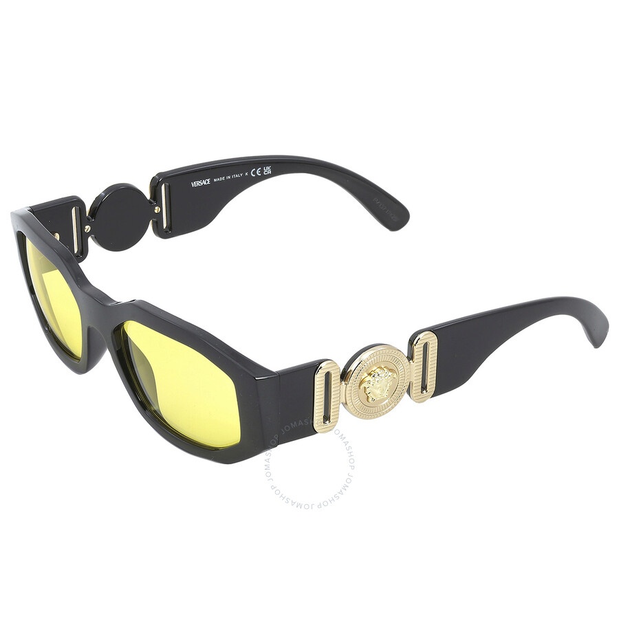 Versace Yellow Geometric Men's Sunglasses VE4361 GB1/85 53 - 4