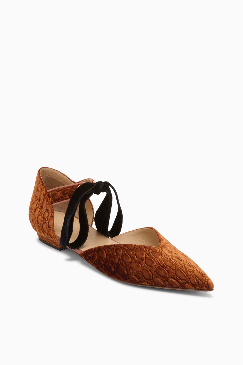 ULLA JOHNSON Corinna Eyelet Flat outlook