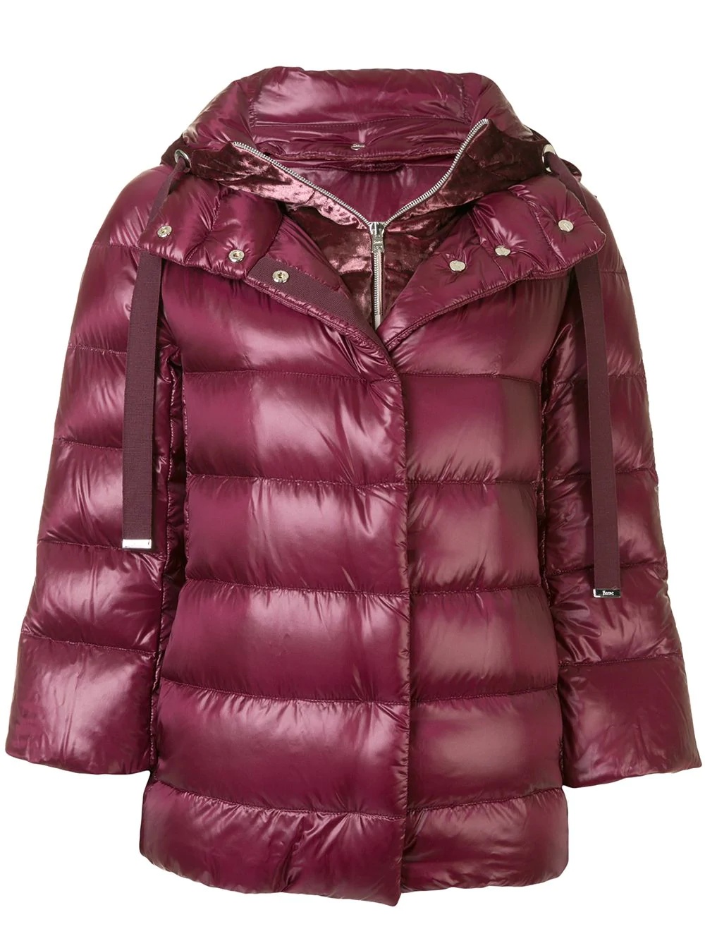 hooded padded jacket - 1