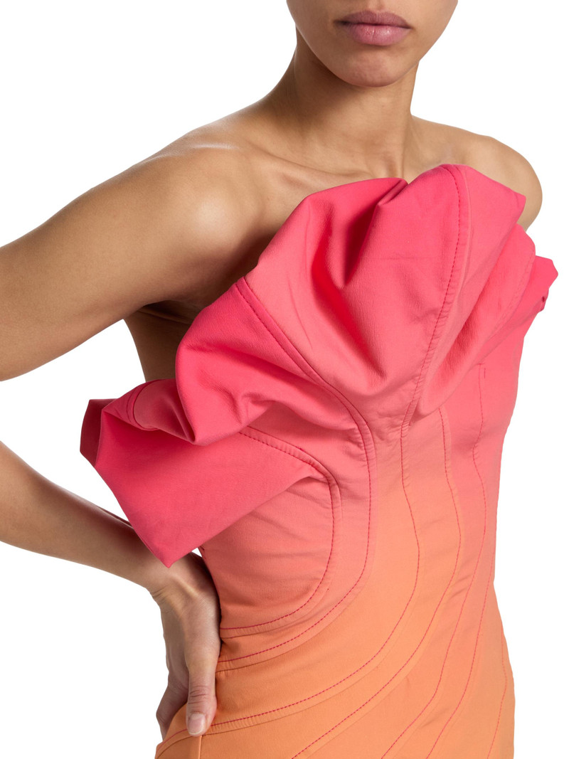 Women's Catterick Gradient Strapless Minidress - Tropical Breeze 6