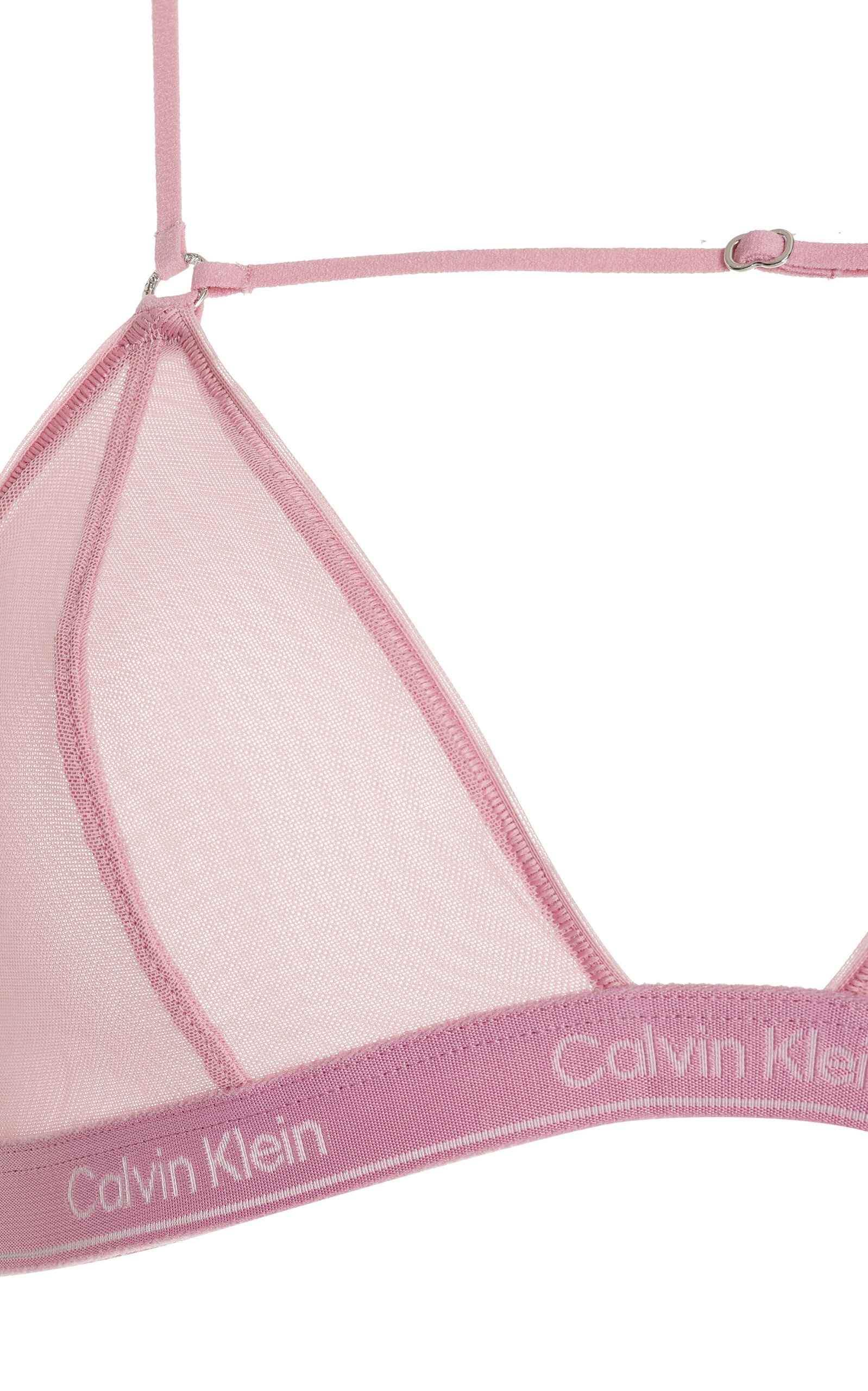 Nensi Dojaka for Calvin Klein Mesh Triangle Bra pink - 4