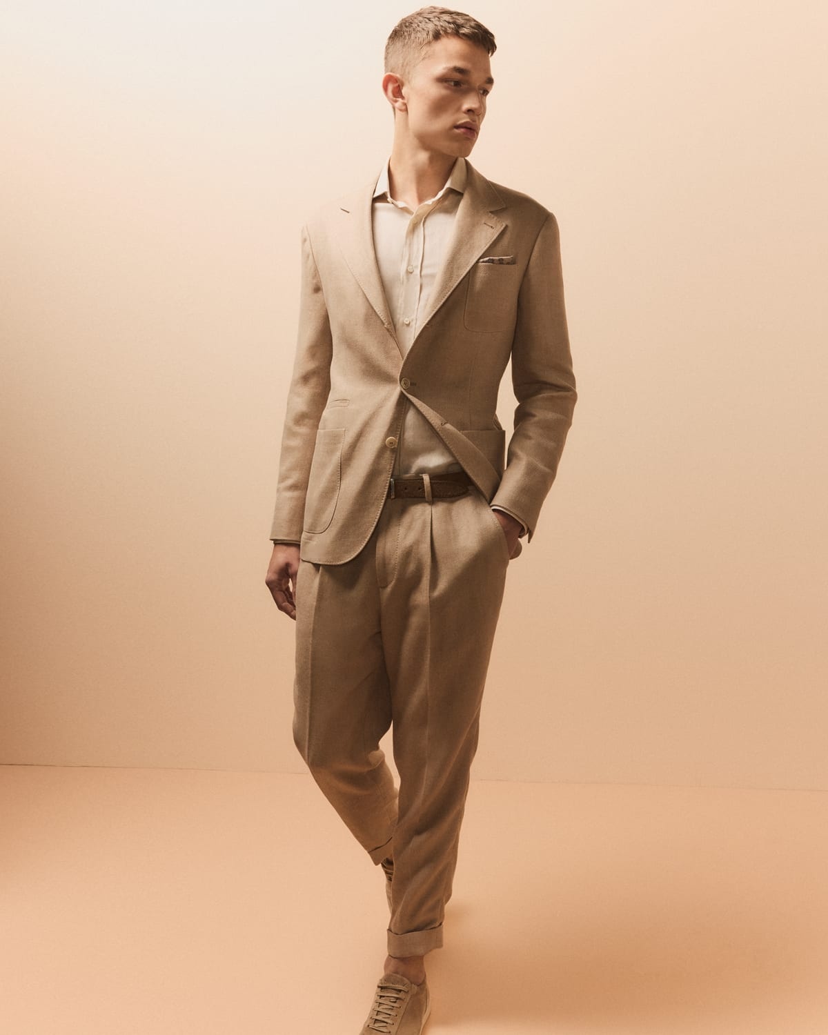 Men's Exclusive Diagonal Suit - 4