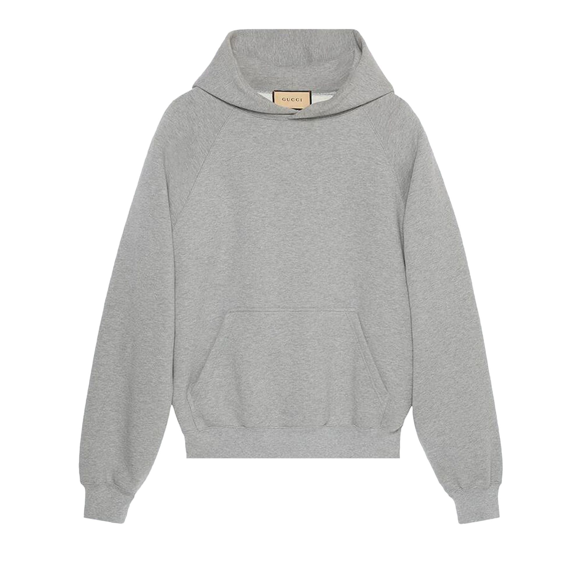 Gucci Hooded Sweatshirt 'Grey Melange' - 1