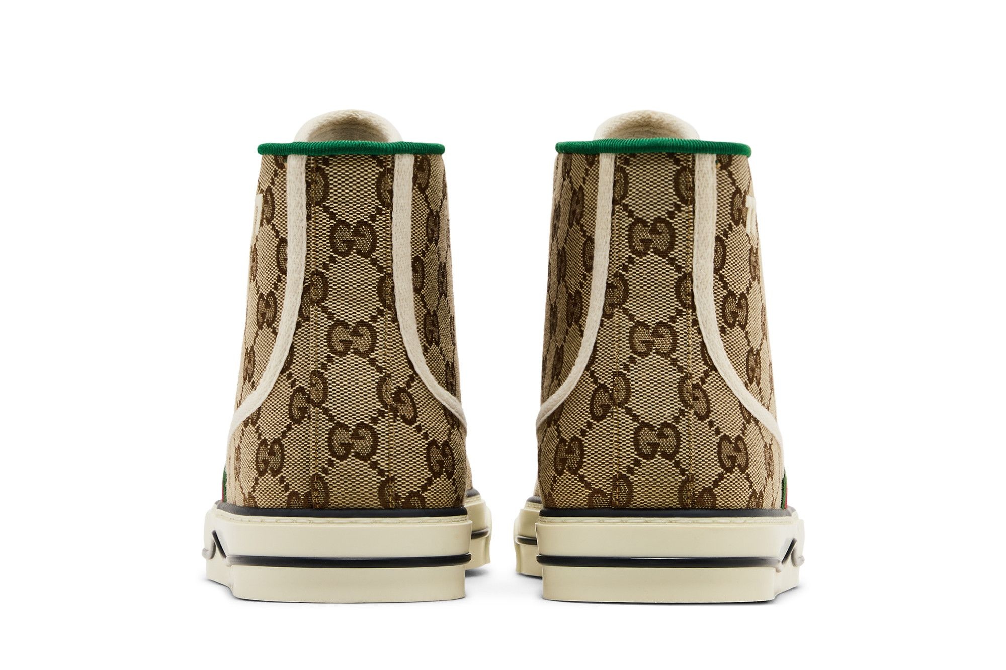 Gucci Tennis 1977 High 'Beige Ebony' - 6