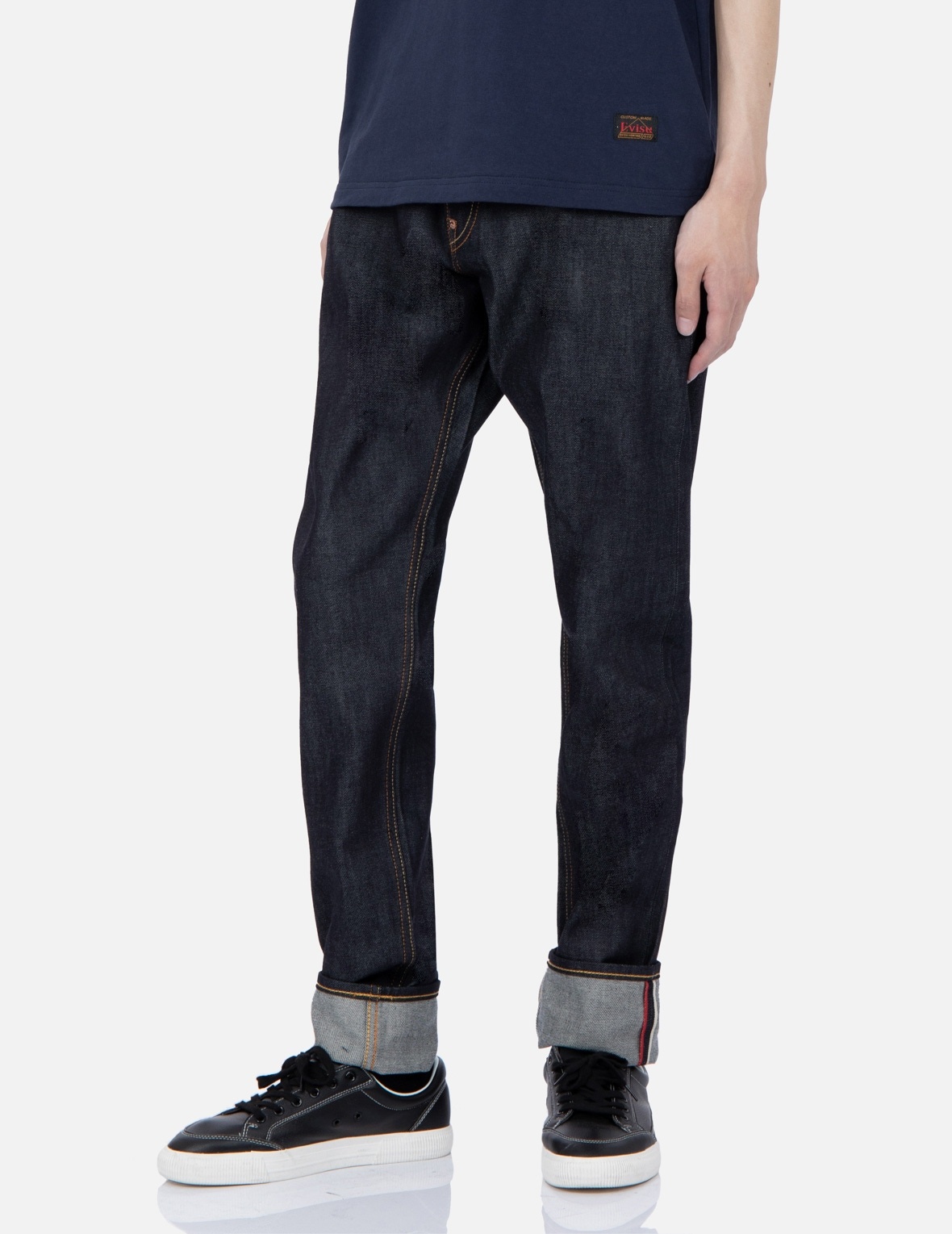 OFF-WHITE SEAGULL CARROT FIT RAW DENIM JEANS #2017 - 8
