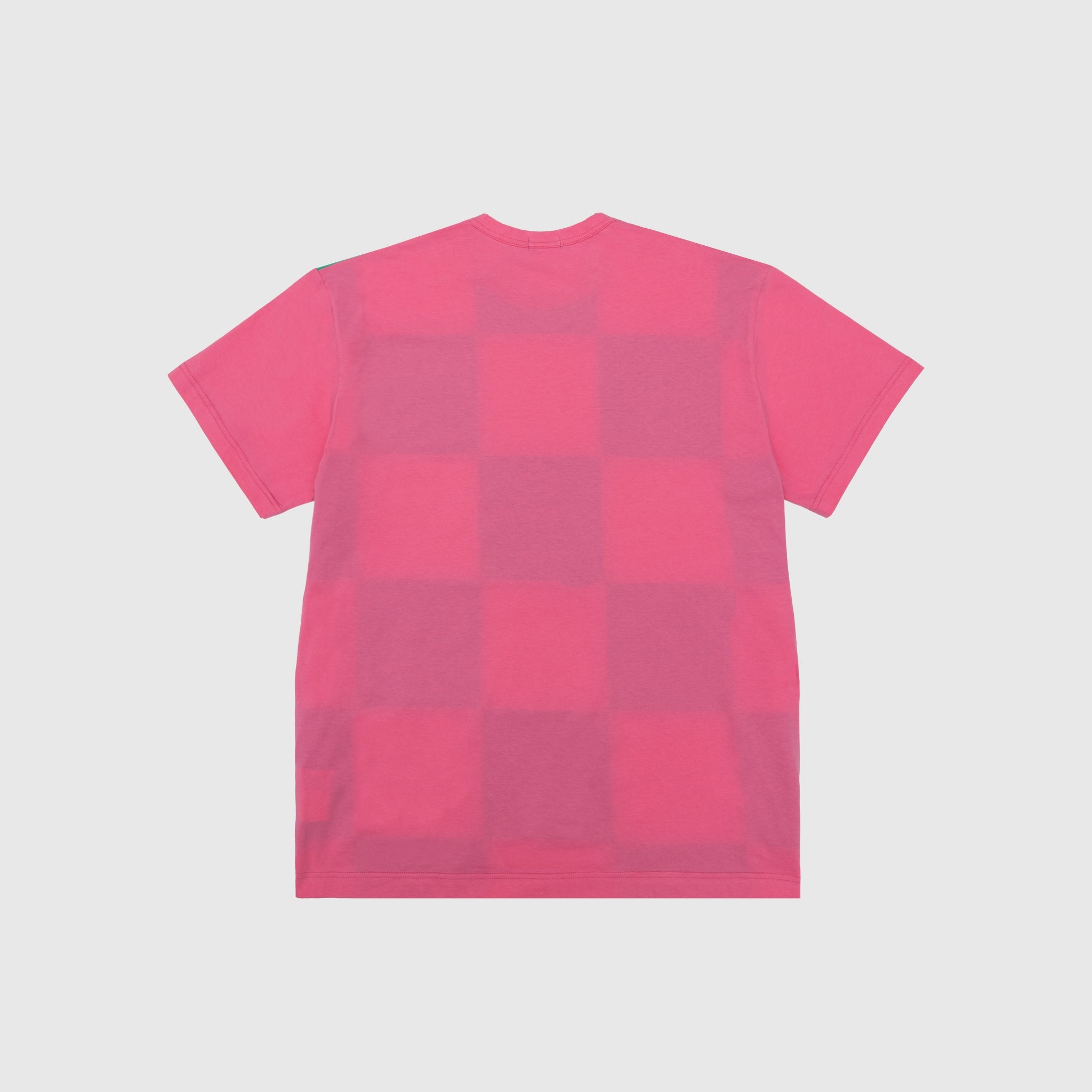 CHECKERED COTTON S/S T-SHIRT - 4