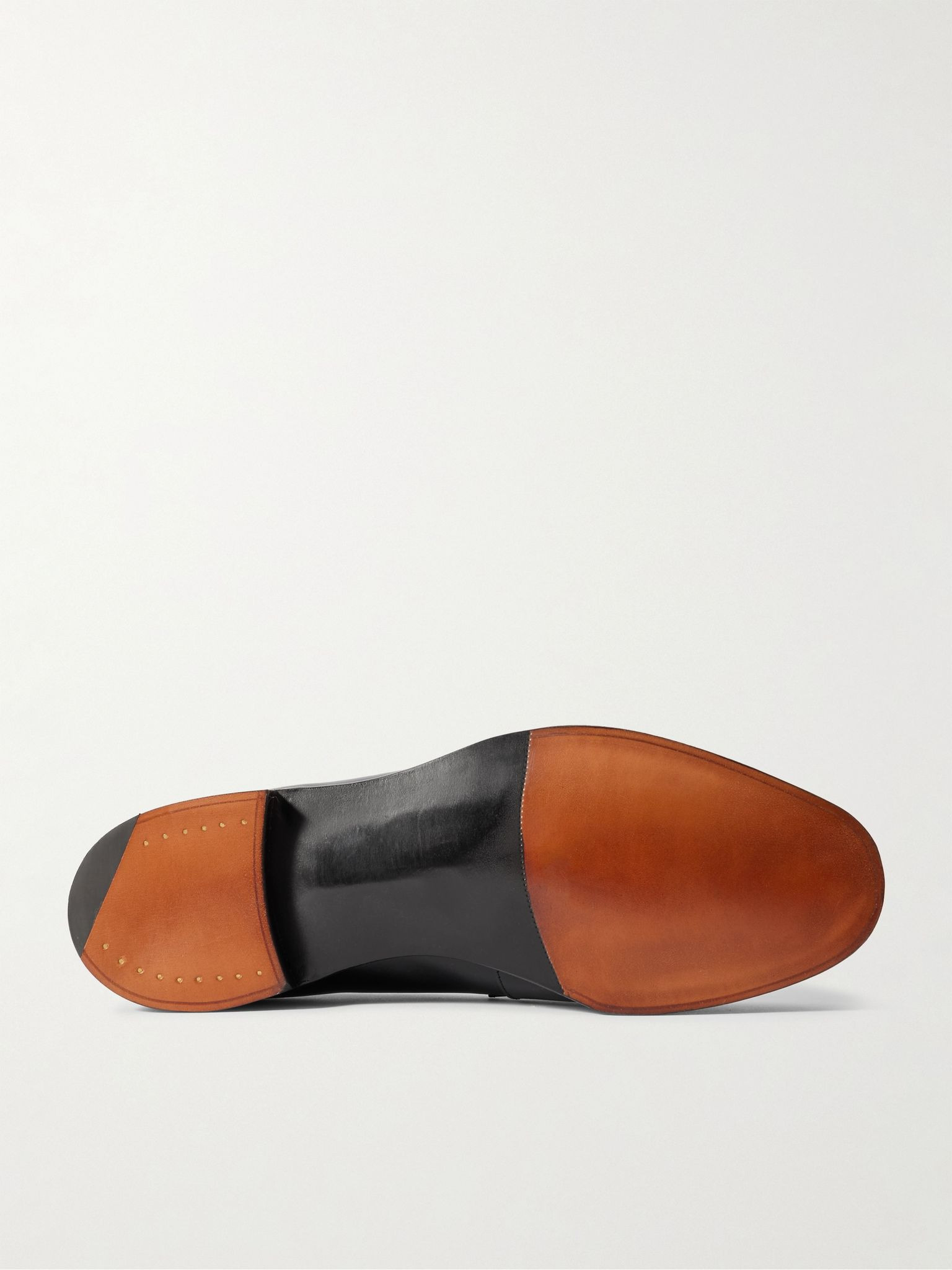 Charles Leather Penny Loafers Black - 3
