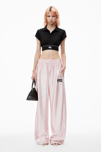 Alexander Wang Cheerleader Polo Top in Pique outlook