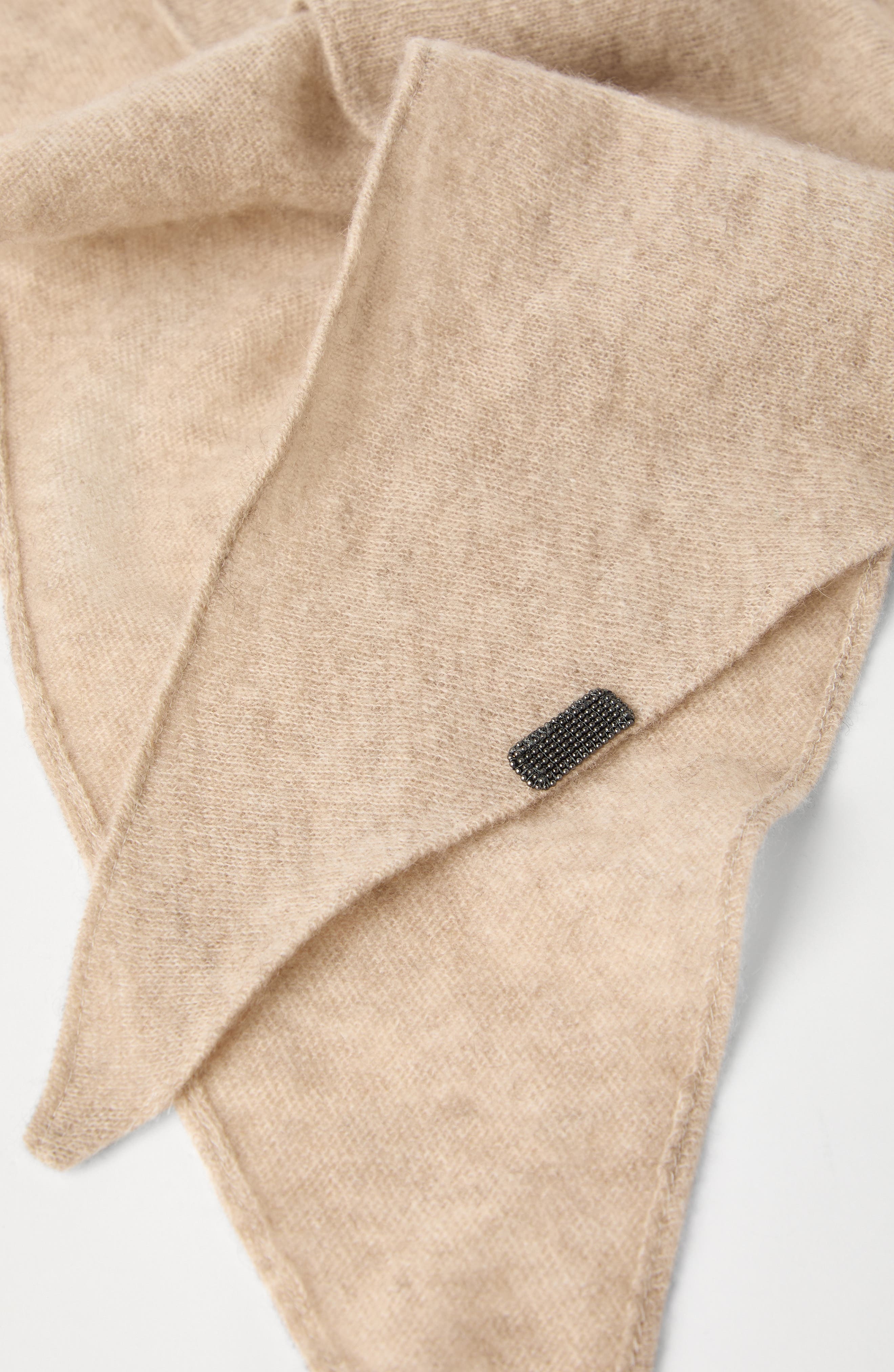 Brunello Cucinelli Foulard with monili in Cool Beige at Nordstrom - 3