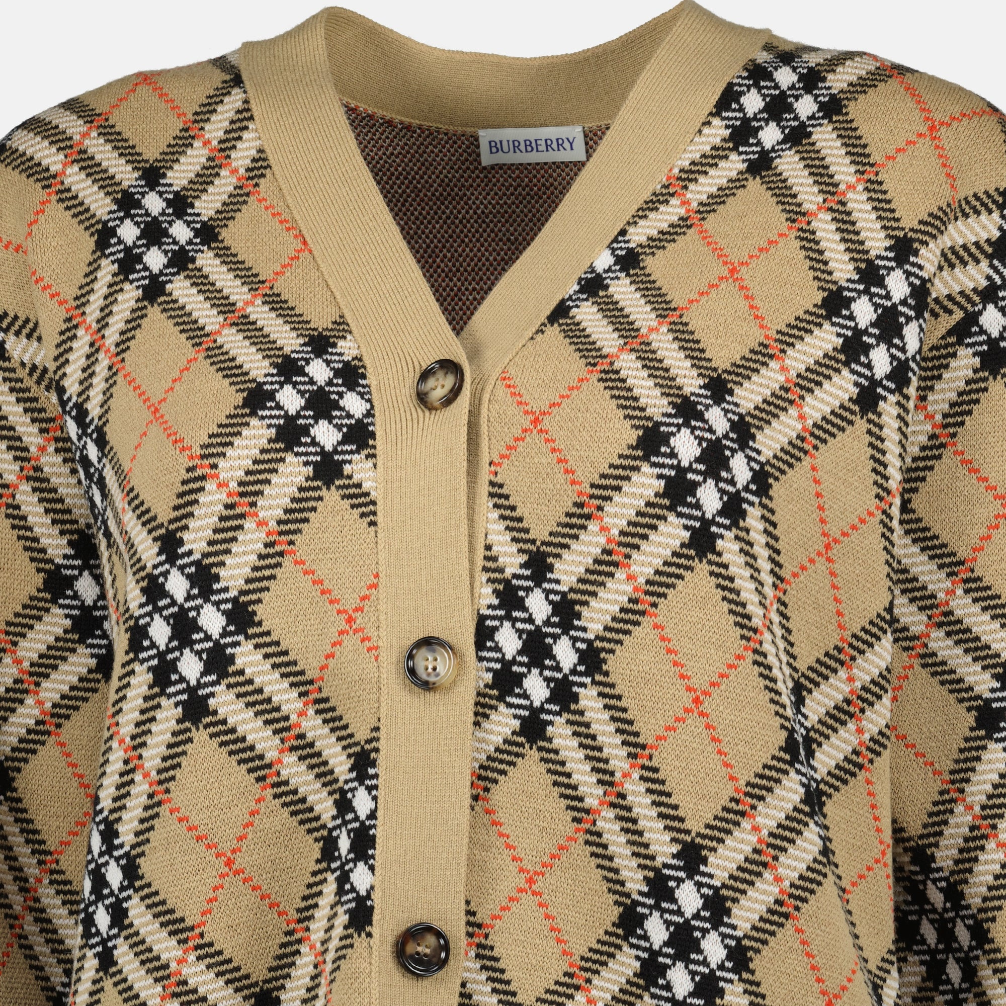 Cardigan à carreaux Check - 3