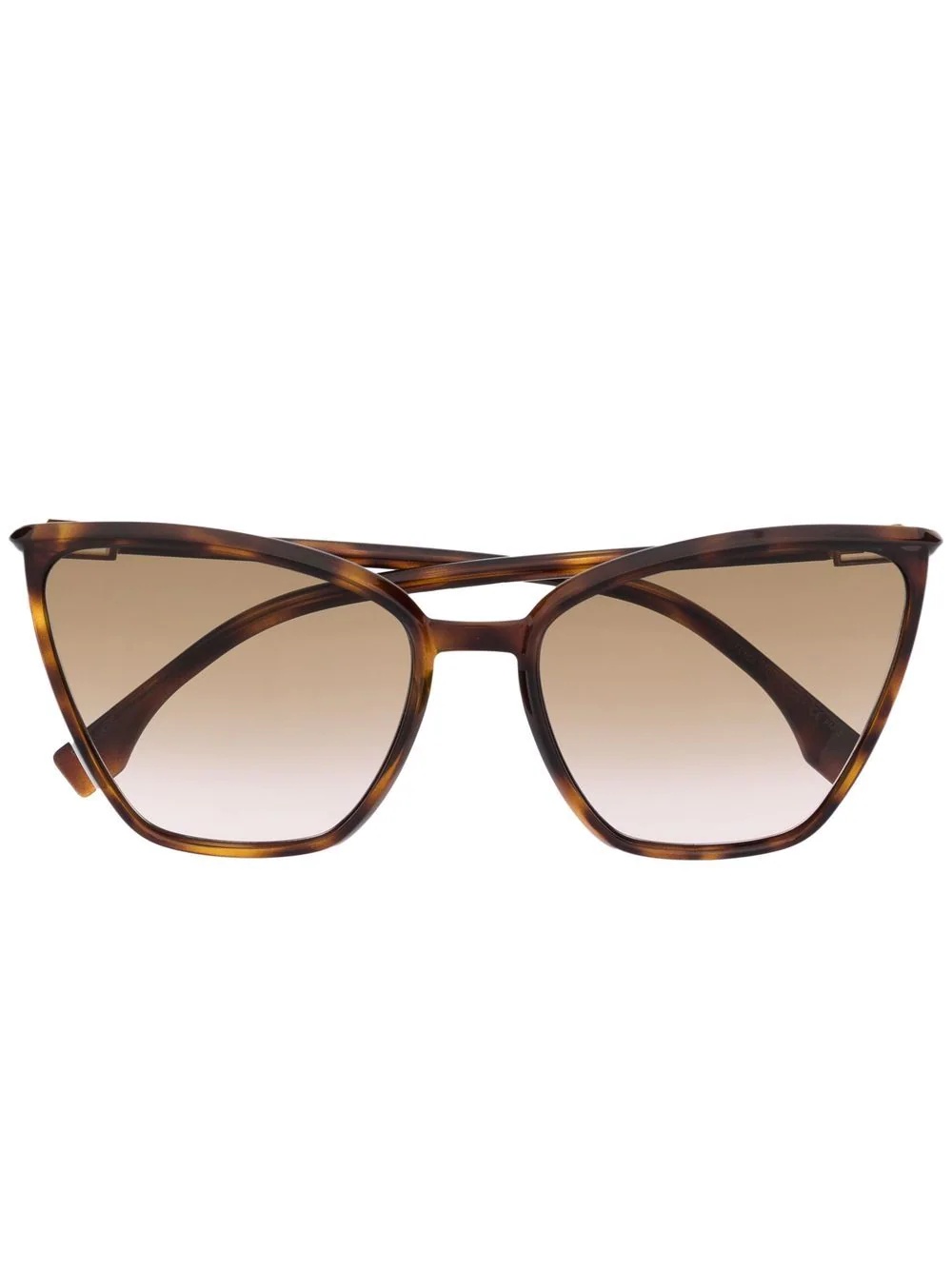 oversized cat-eye frame sunglasses - 1