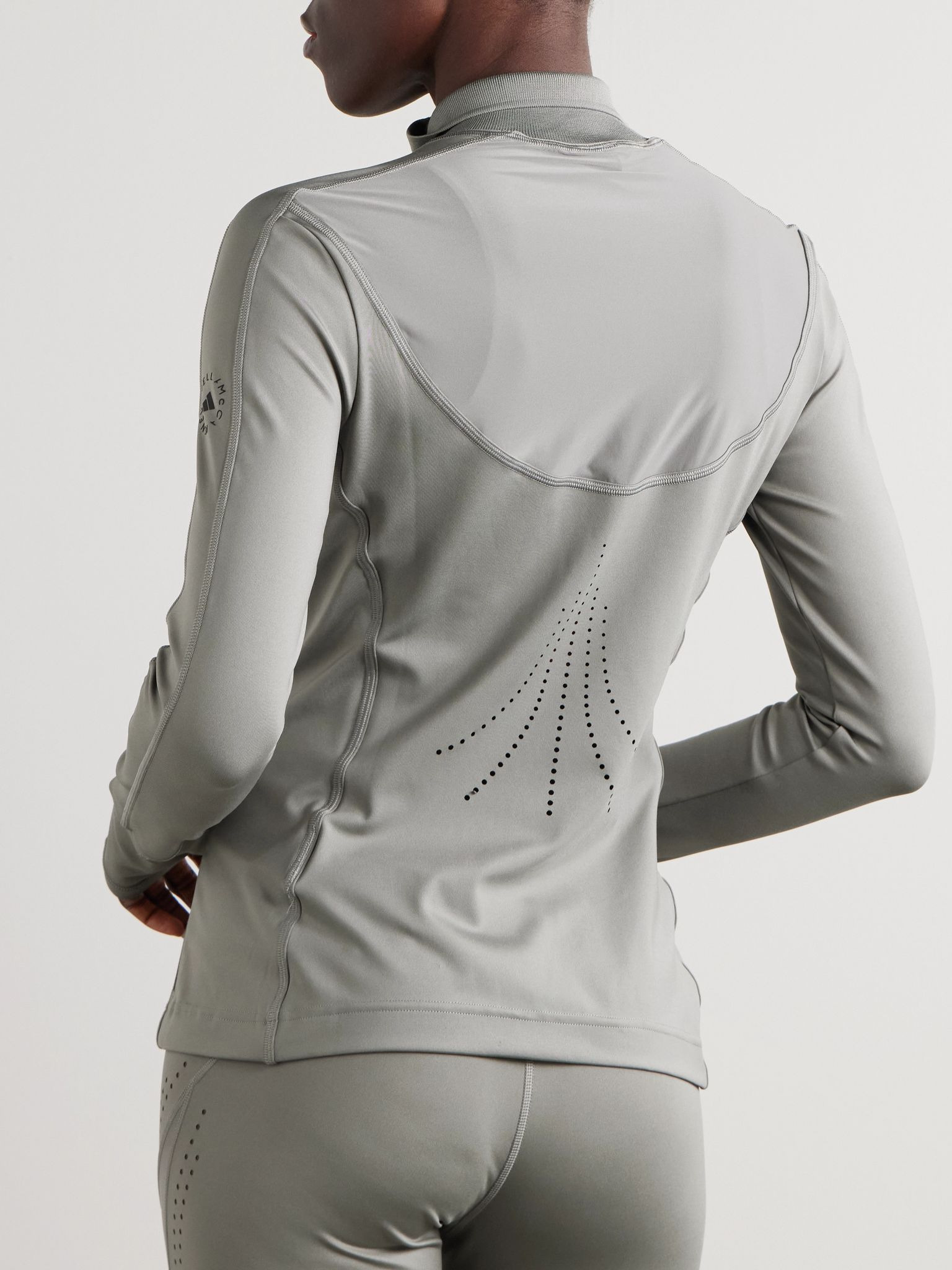 TruePurpose stretch printed recycled jacket Gray - 4