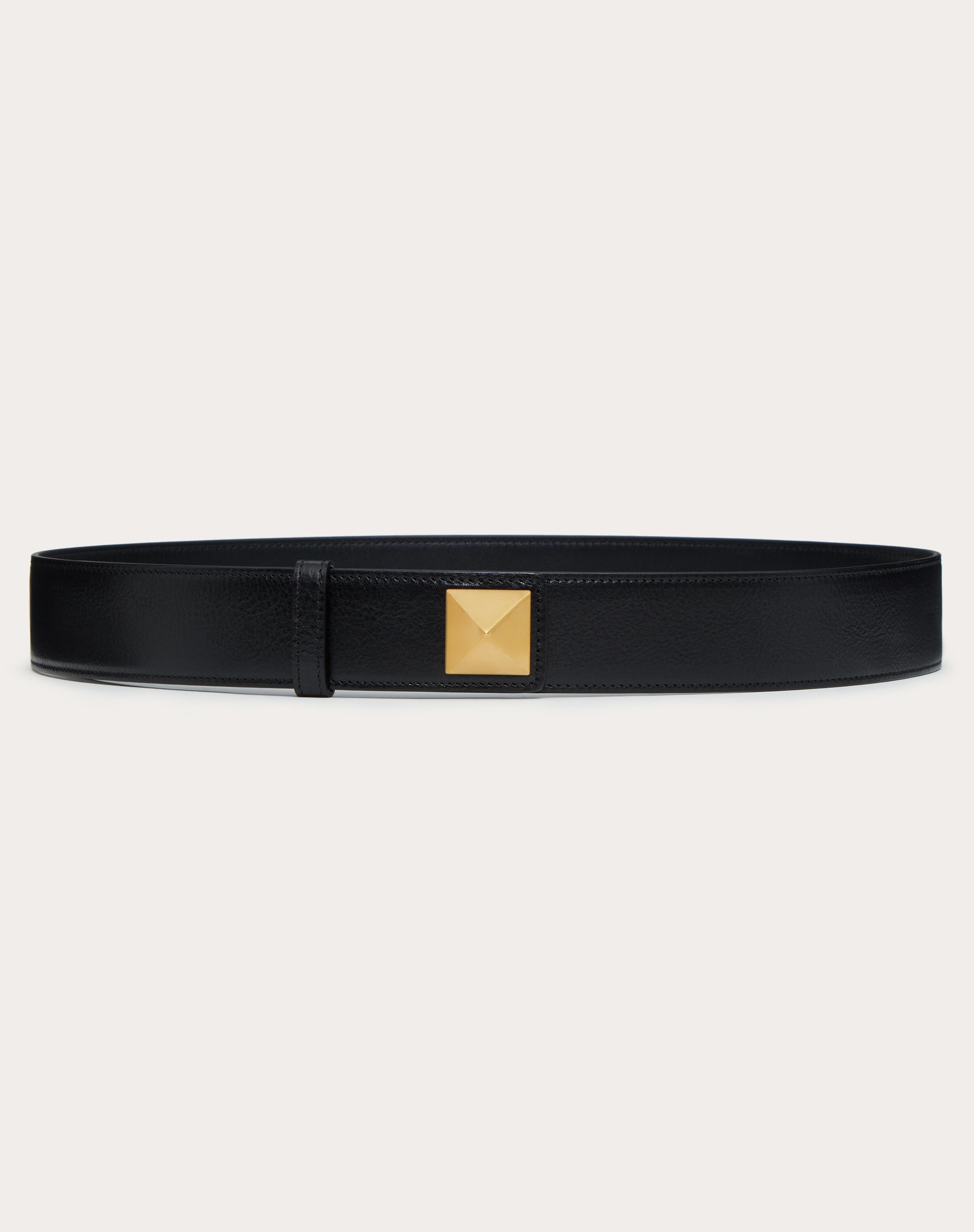 ROMAN STUD BELT IN OMBRÉ COWHIDE - 1