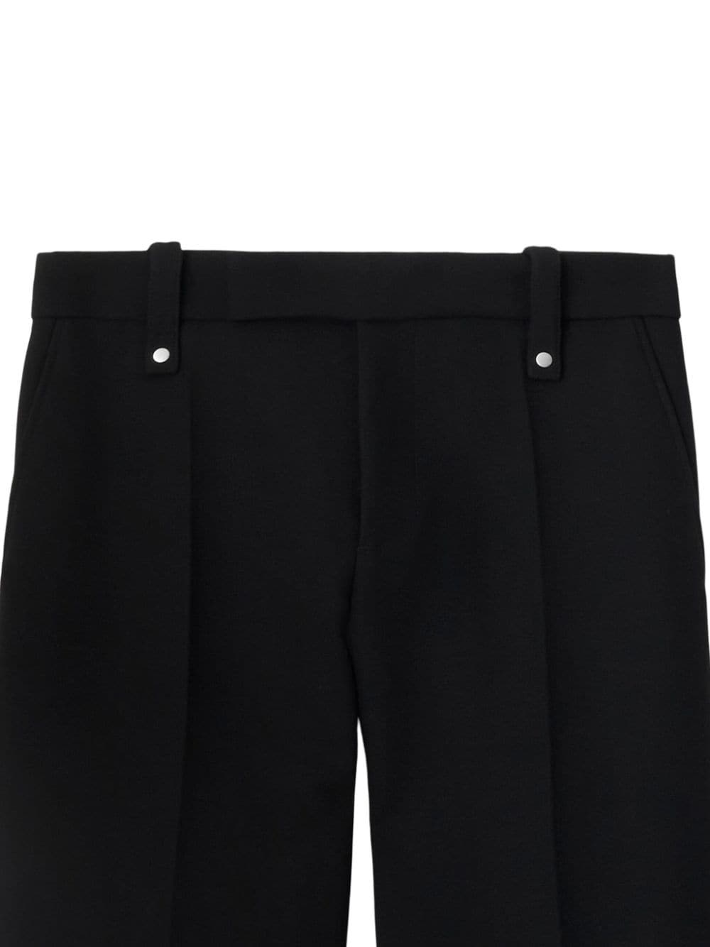 pleat-detailing straight-leg trousers - 2