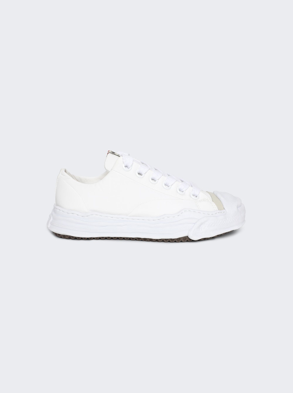 Hank Nylon Puffer Low-Top Sneakers White - 1