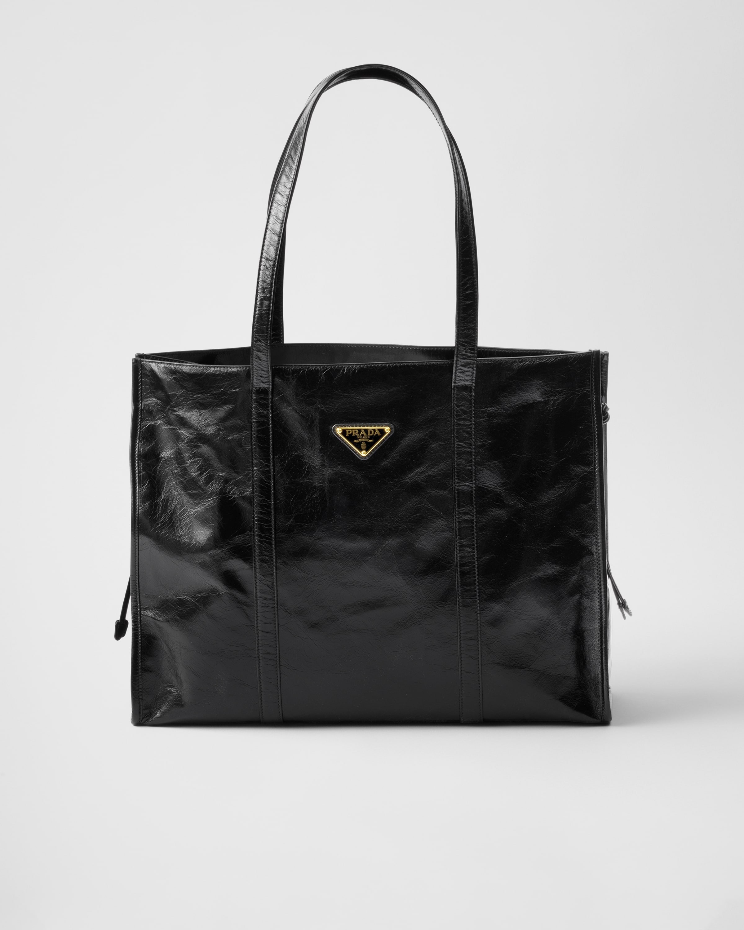 Prada Large leather tote bag | REVERSIBLE