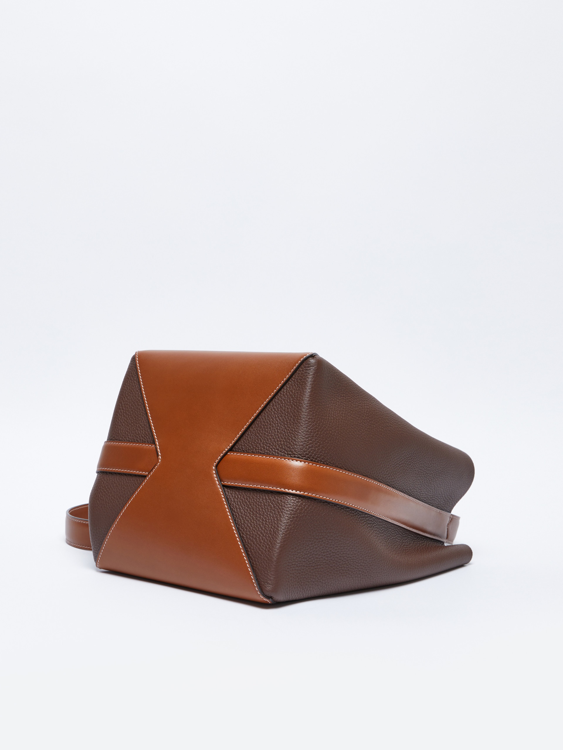 MMBUCKETM Medium bucket bag in deer-print leather - 5
