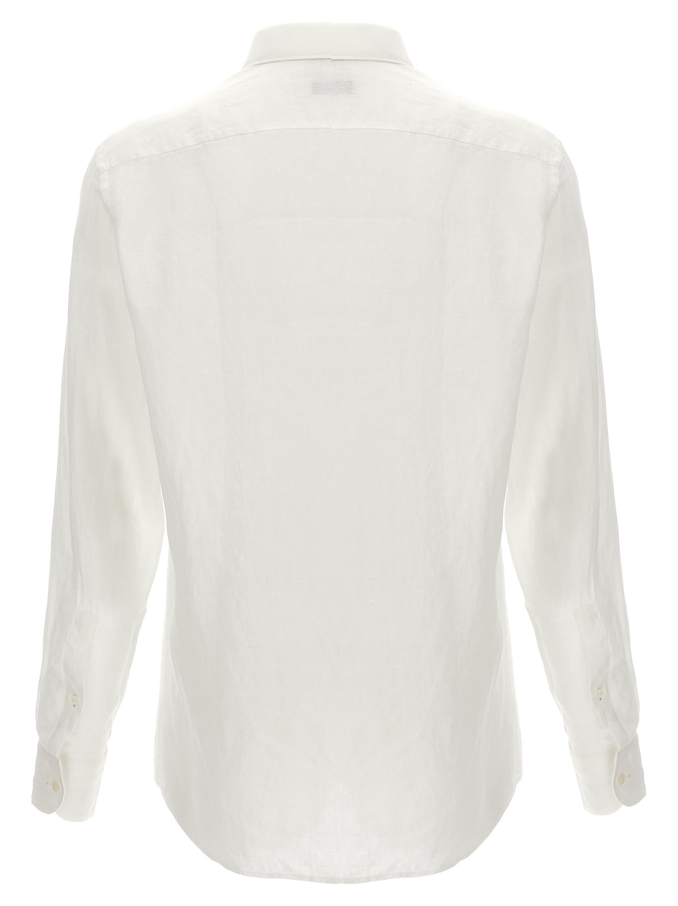 Linen Shirt Shirt, Blouse White - 2