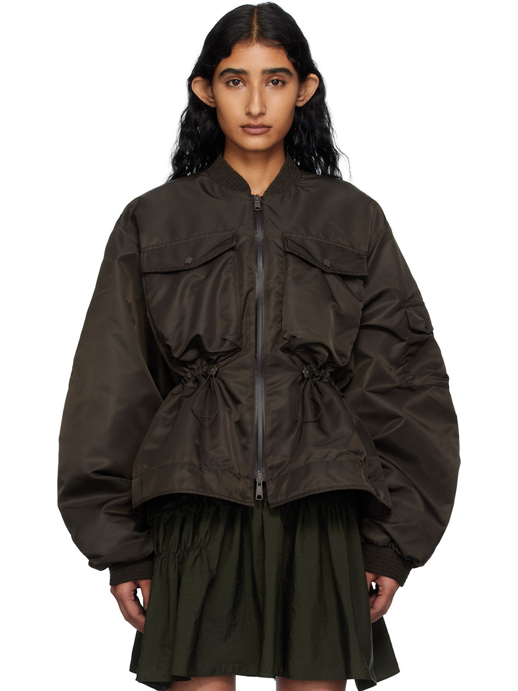 Brown Birdie Bomber Jacket - 1