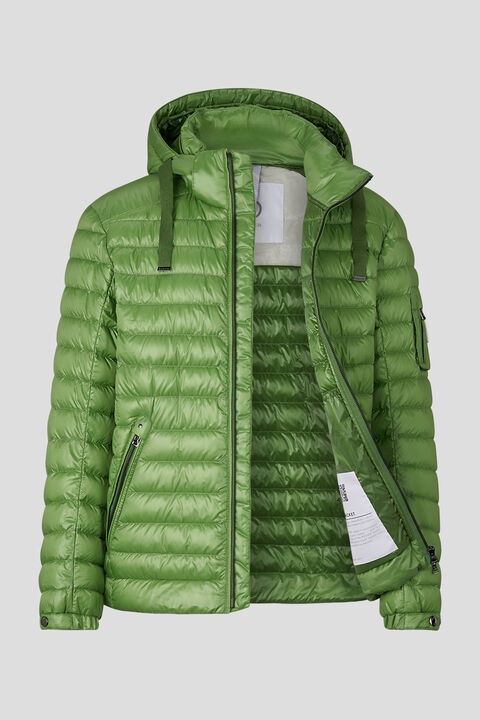 Loke lightweight down jacket in Green - 7