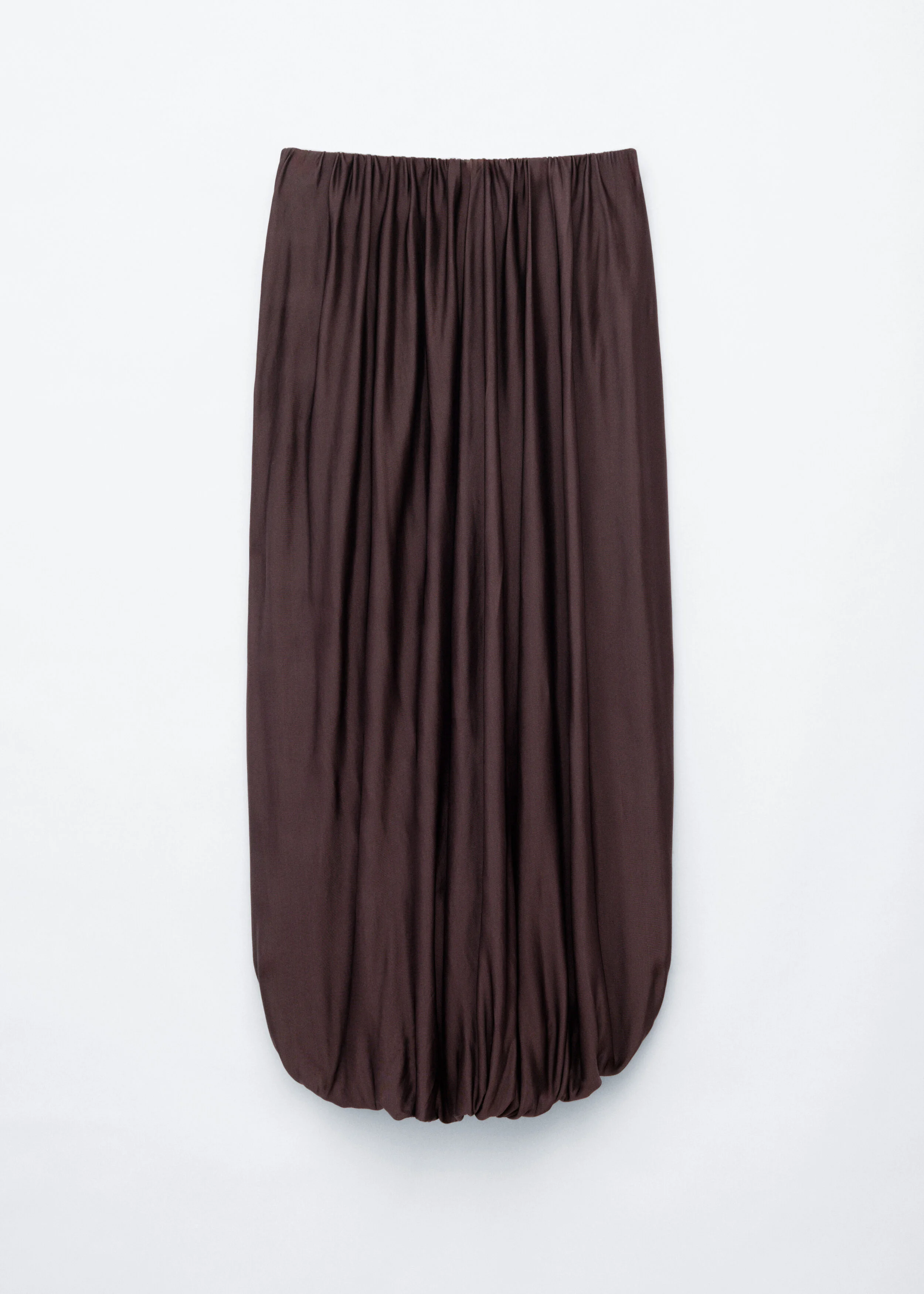 Twisted Drape Balloon Skirt - 1