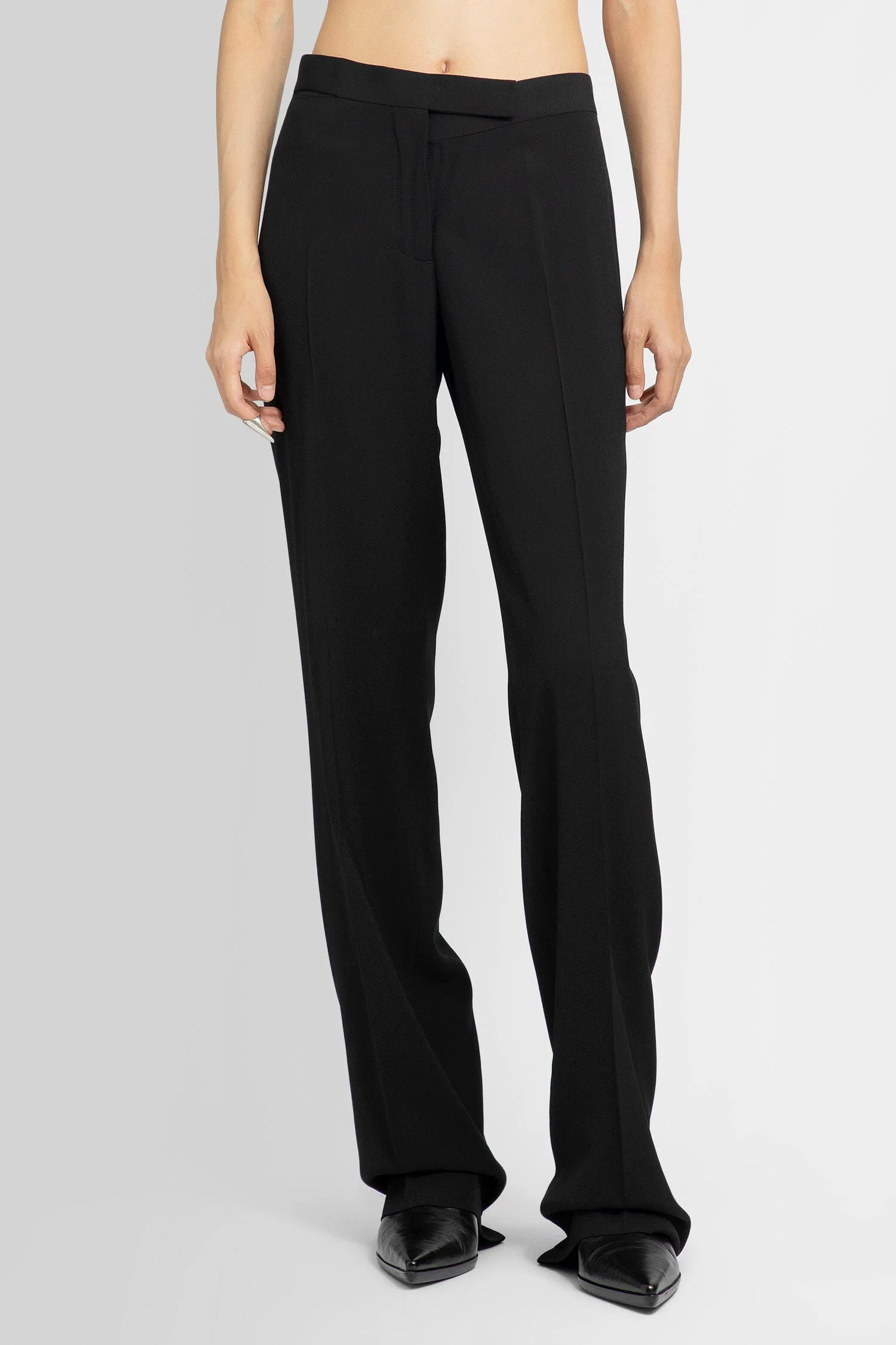 Emilia Asymmetric Low Waist Trousers - 1