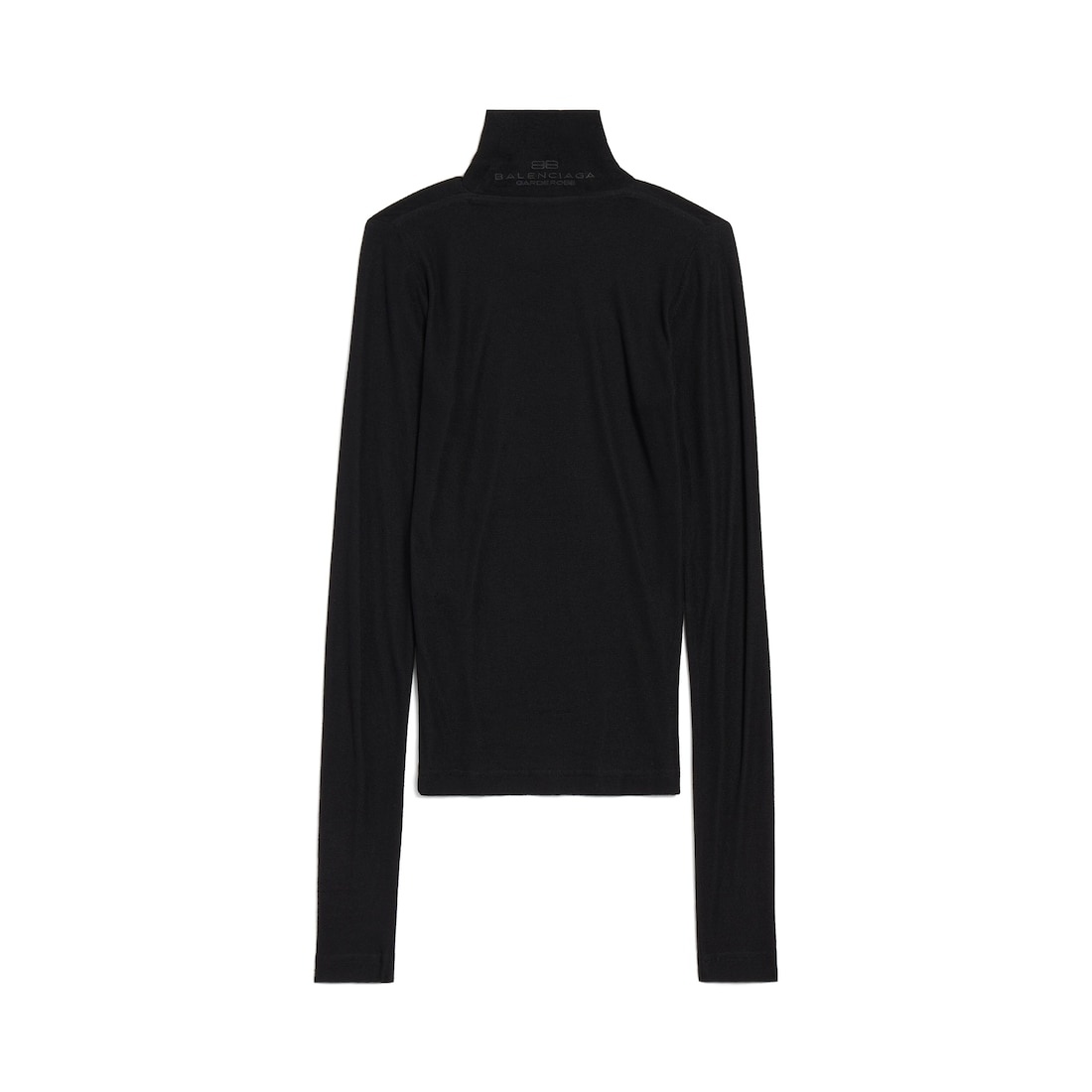 Women's Bb Garderobe Fitted Turtleneck in Black - 2